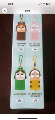 POP MART Crybaby Crying Again Plush Card Holder Blind Box ~ SEALED RANDOM FIGURE - Thumbnail 2