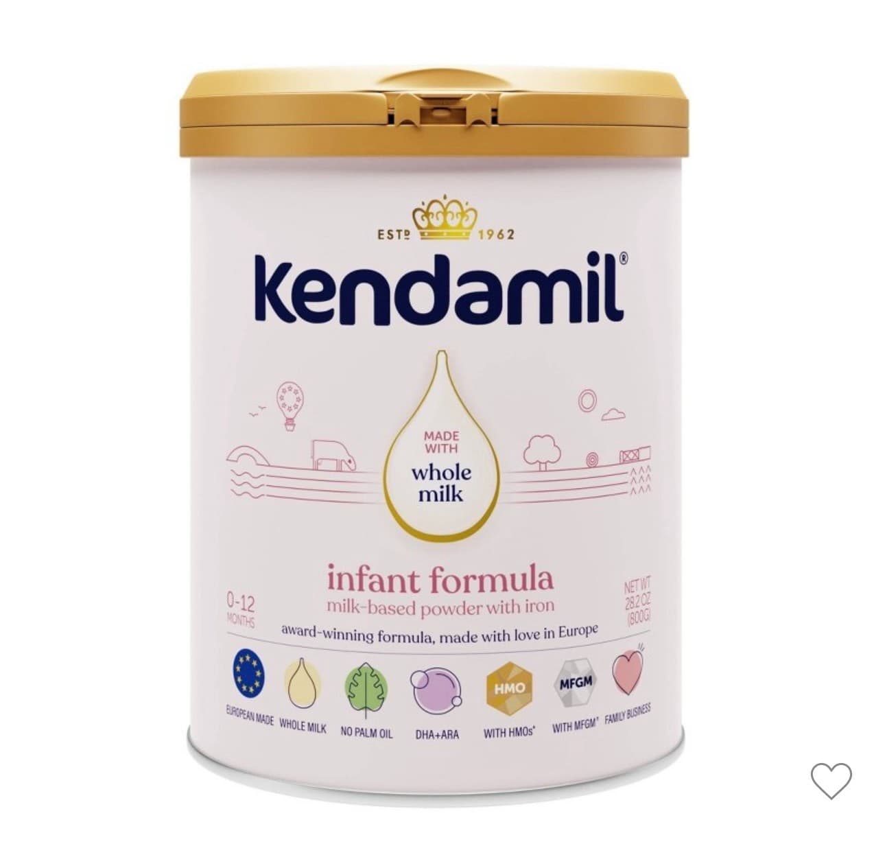 Kendamil Classic Infant Formula Whole Milk With Iron 28.2 oz Earliest Exp 8/2026