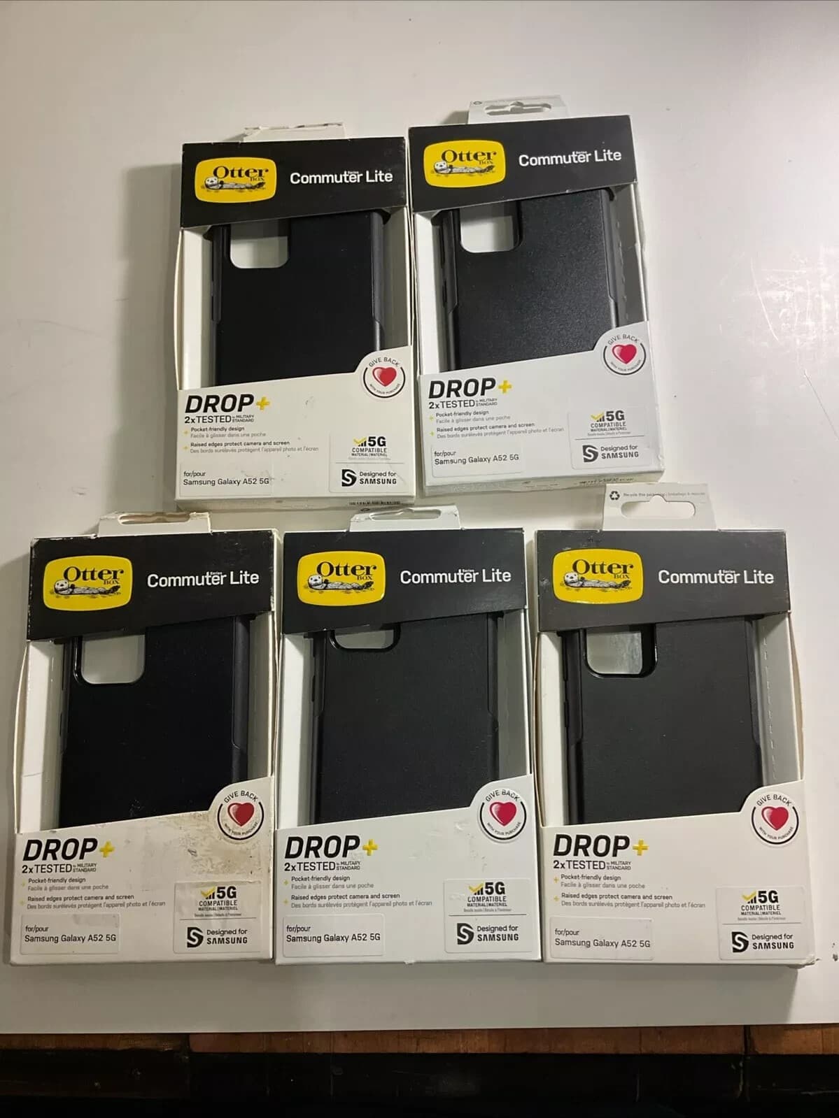 OtterBox Commuter Rugged Case for Samsung Galaxy A52/A52 5G Microbial Defense - Thumbnail 5