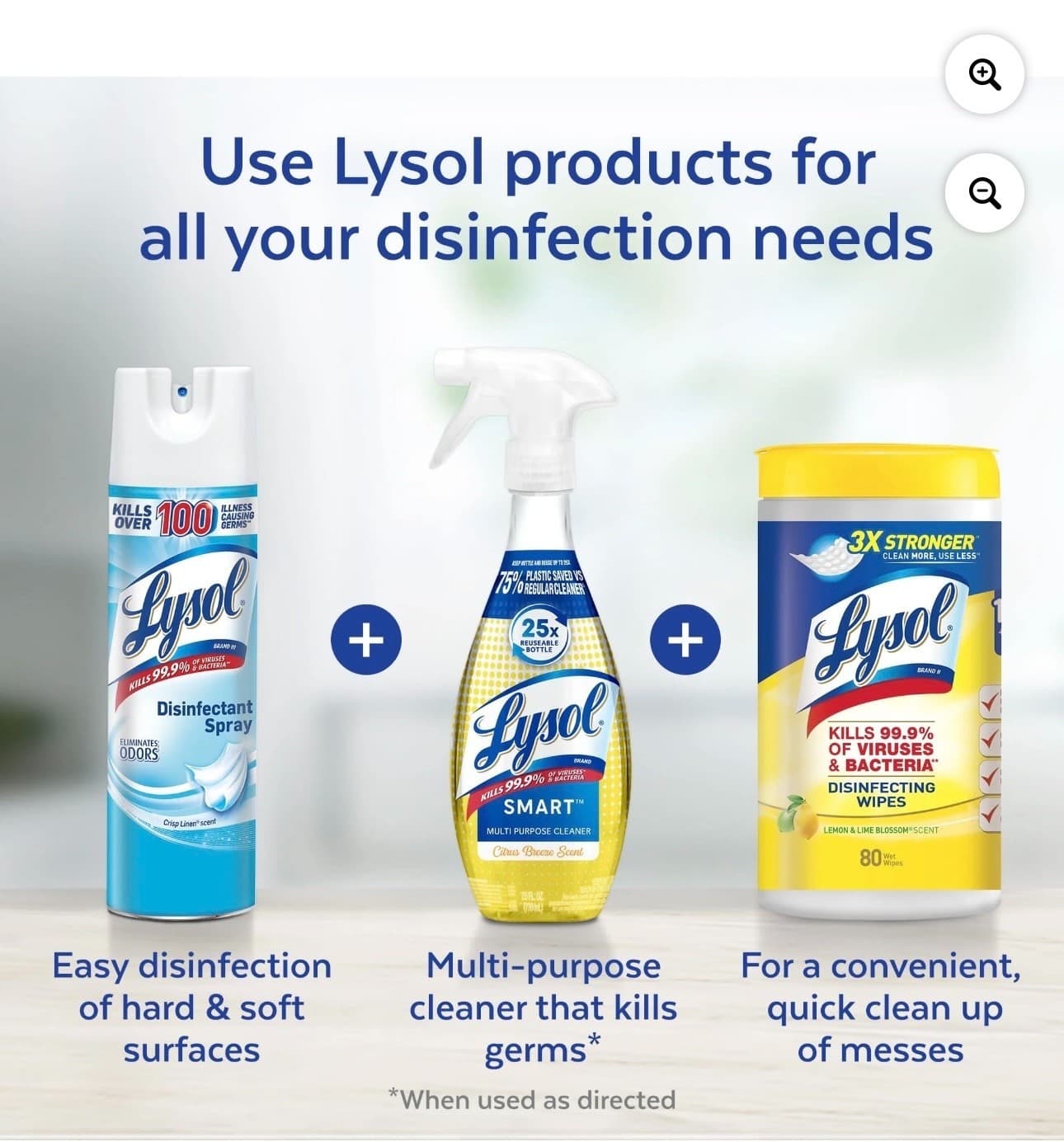 Lysol SMART Multi-Purpose Cleaner Citrus Breeze Starter Kit Eco Friendly -2 Pack - Thumbnail 2
