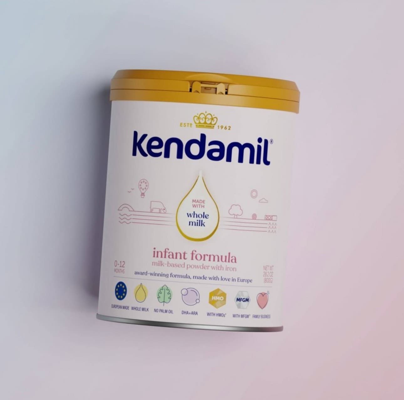 Kendamil Classic Infant Formula Whole Milk With Iron 28.2 oz Earliest Exp 8/2026 - Thumbnail 3