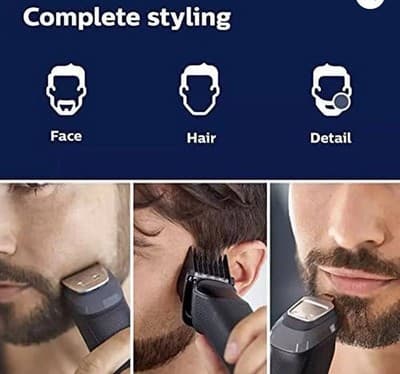 Philips Norelco All-In-One Trimmer 15 Piece Set Water Resistant Guards *NEW* - Thumbnail 3