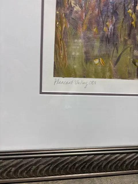 "Pleasant Valley 001" Framed And Signed Artwork - Thumbnail 2