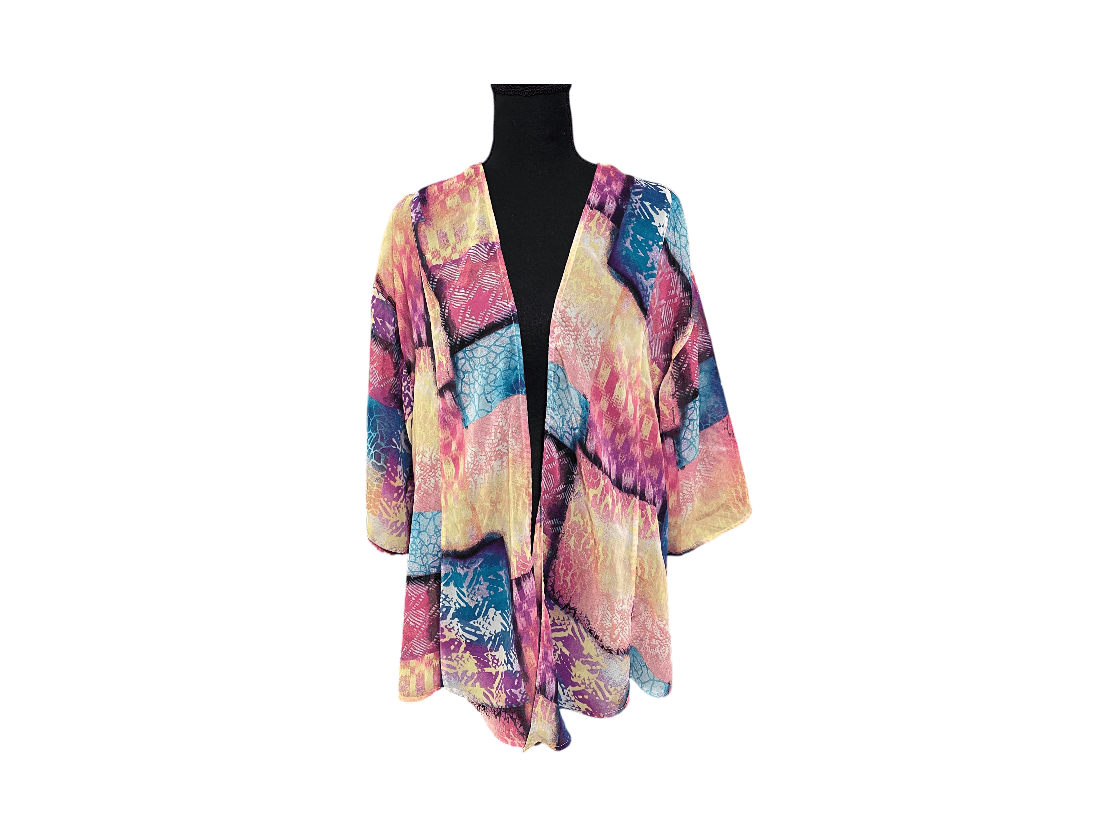Additions by Chico’s Women’s Tropical Vibe Open Lightweight Coverup Top - Thumbnail 9