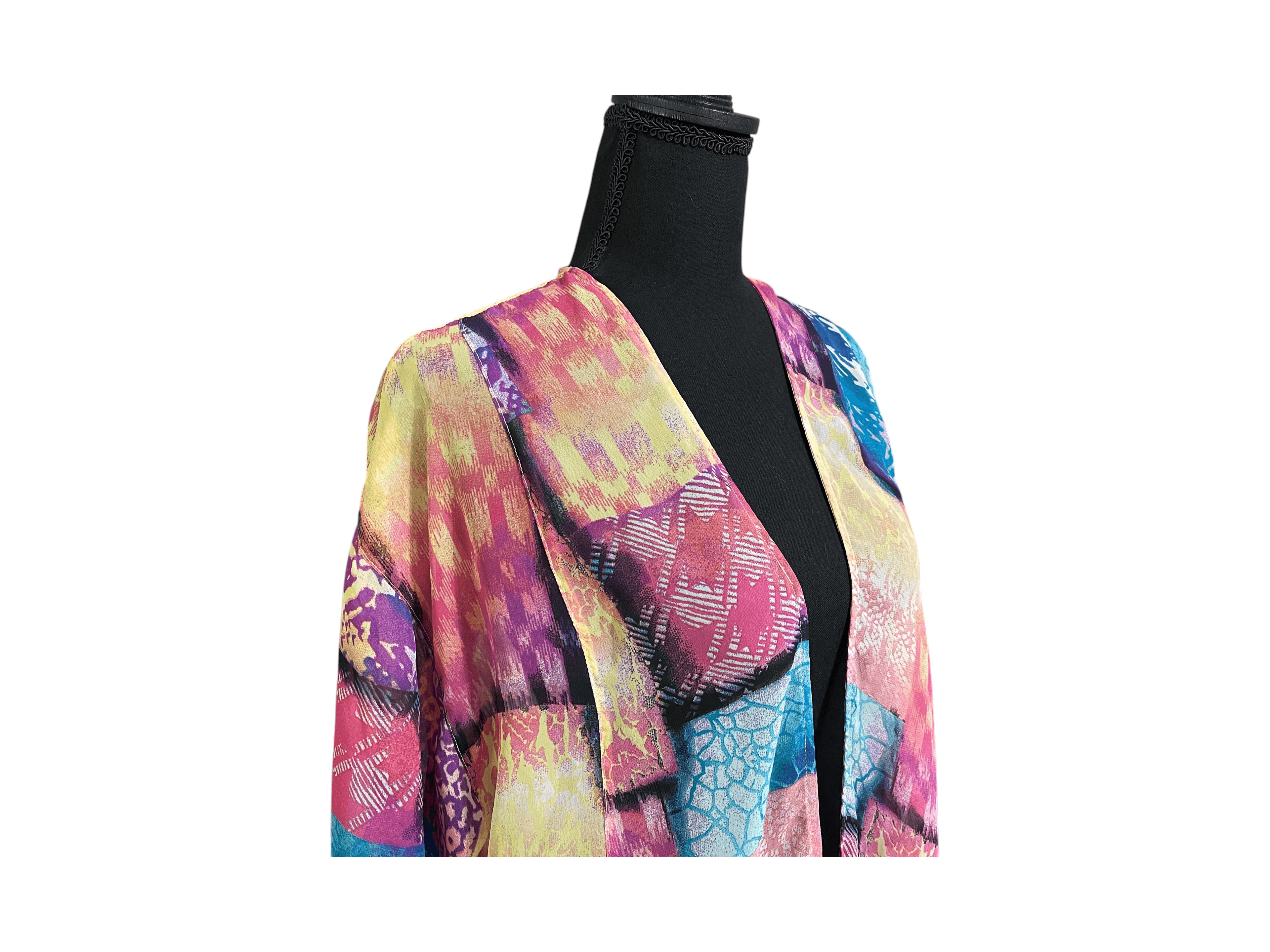 Additions by Chico’s Women’s Tropical Vibe Open Lightweight Coverup Top - Thumbnail 6