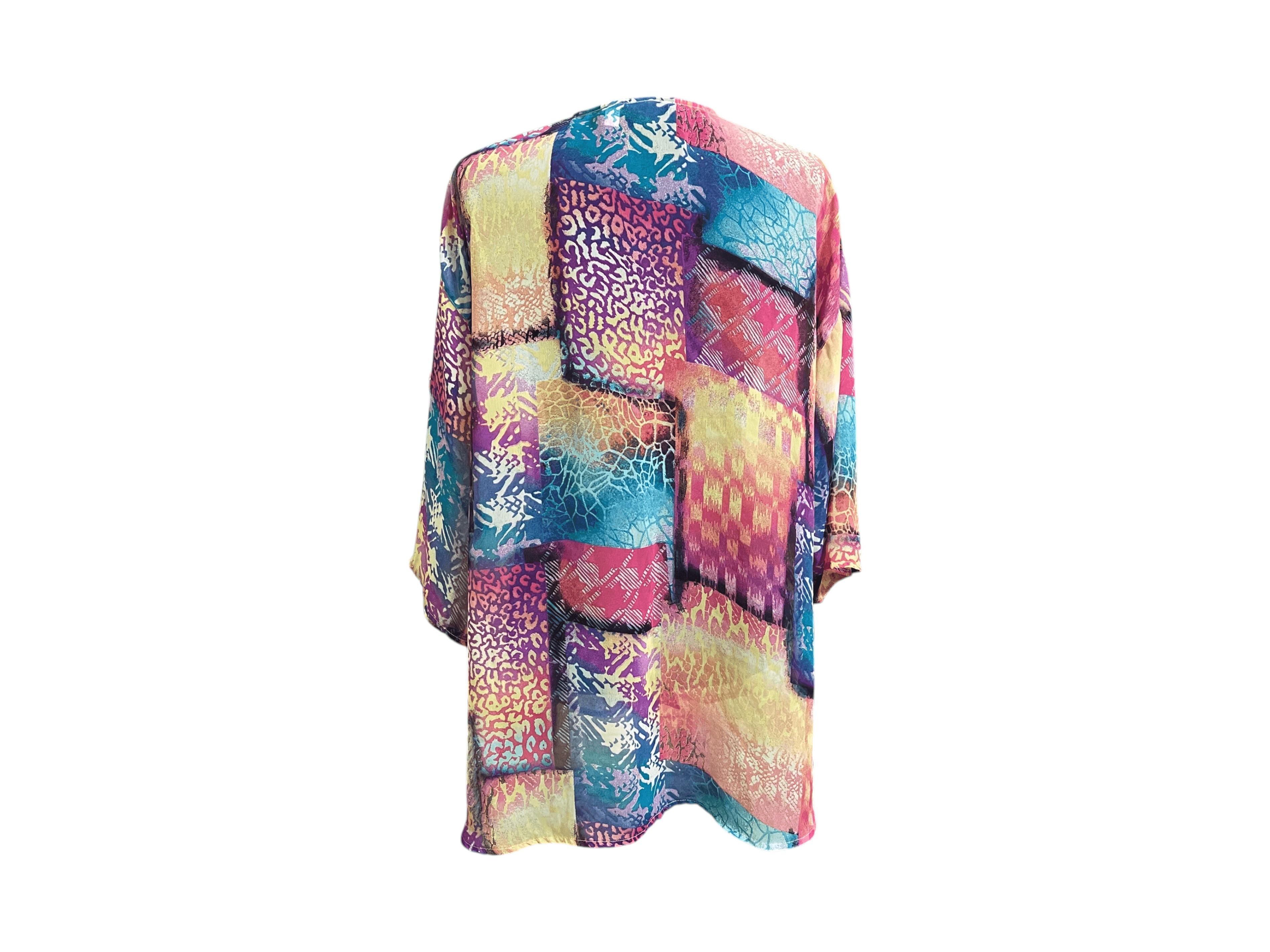 Additions by Chico’s Women’s Tropical Vibe Open Lightweight Coverup Top - Thumbnail 10