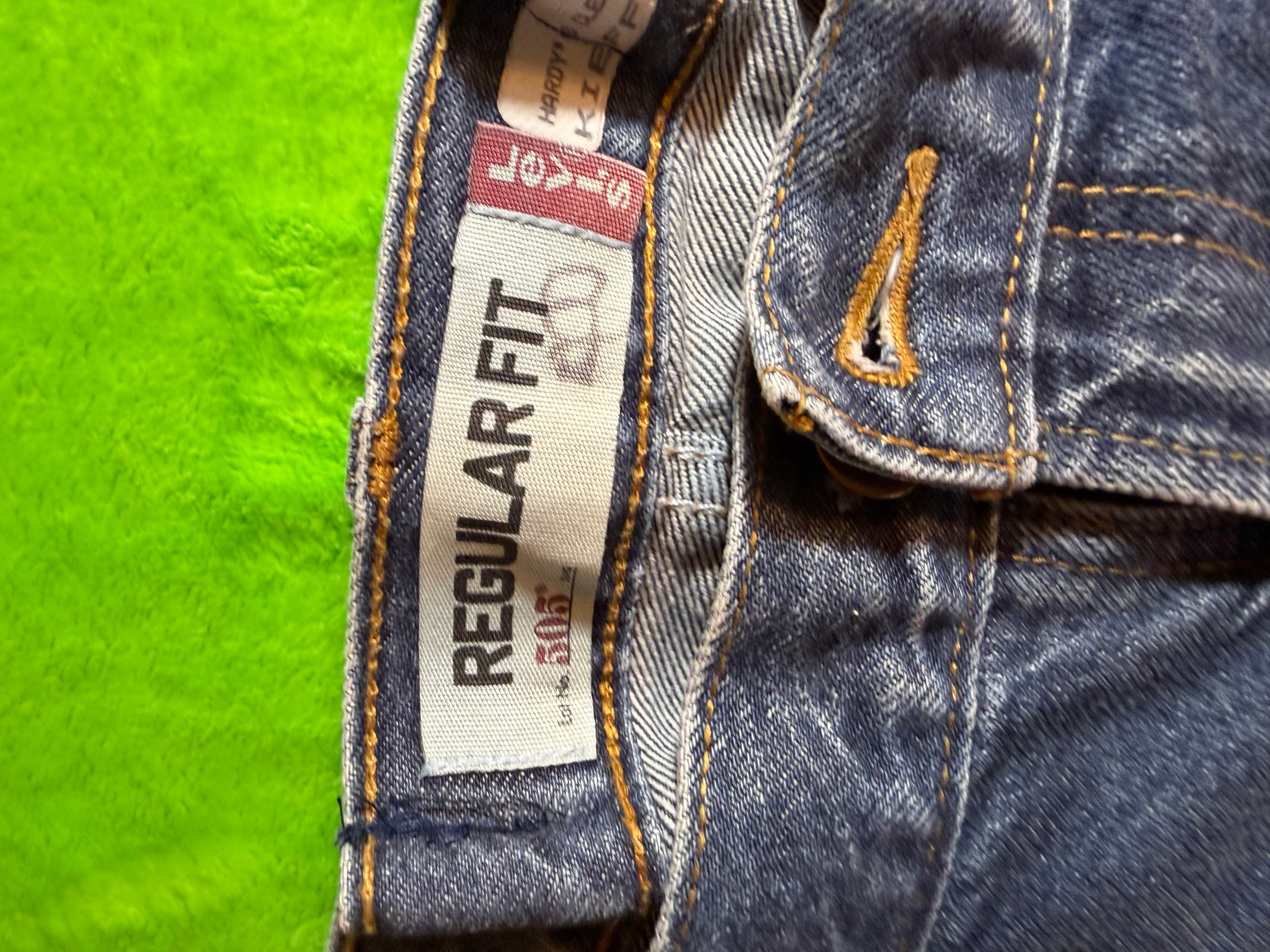 Levi's 550 Regular Fit Denim Shorts Size 40 Blue - Thumbnail 3