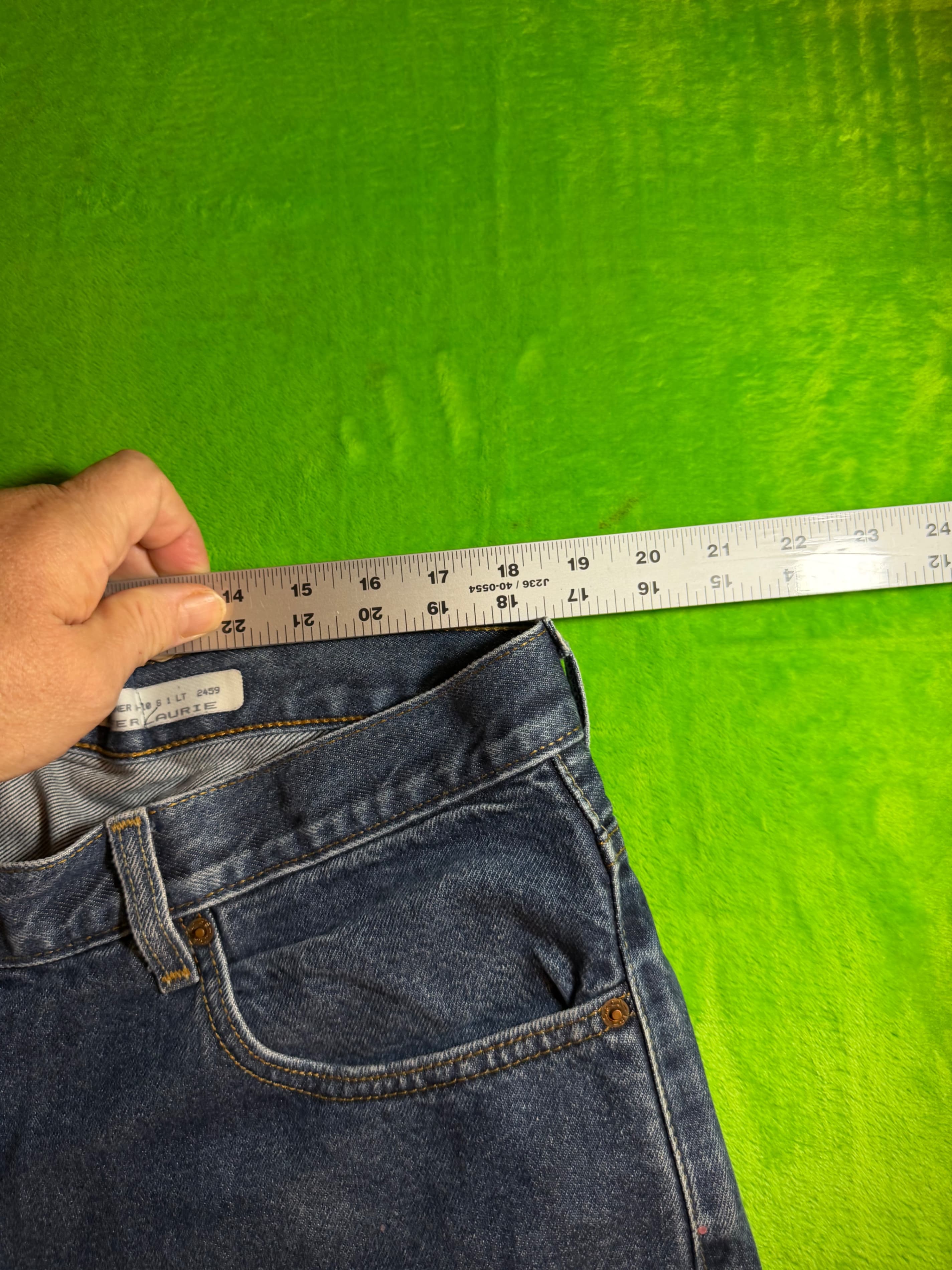 Levi's 550 Regular Fit Denim Shorts Size 40 Blue - Thumbnail 8
