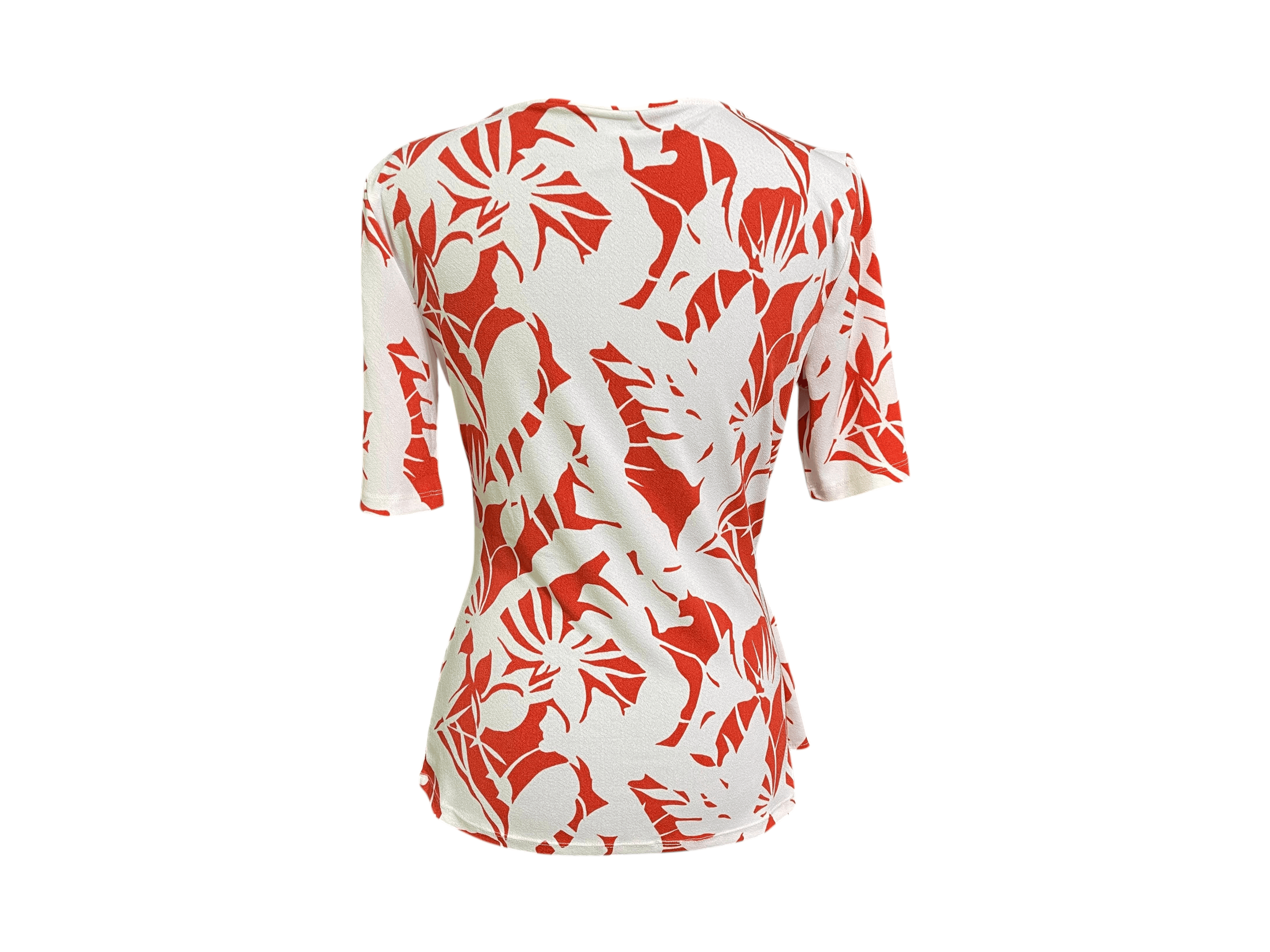 Ann Taylor Women’s Topical Wrap Around Low Neck Top/Blouse - Thumbnail 5