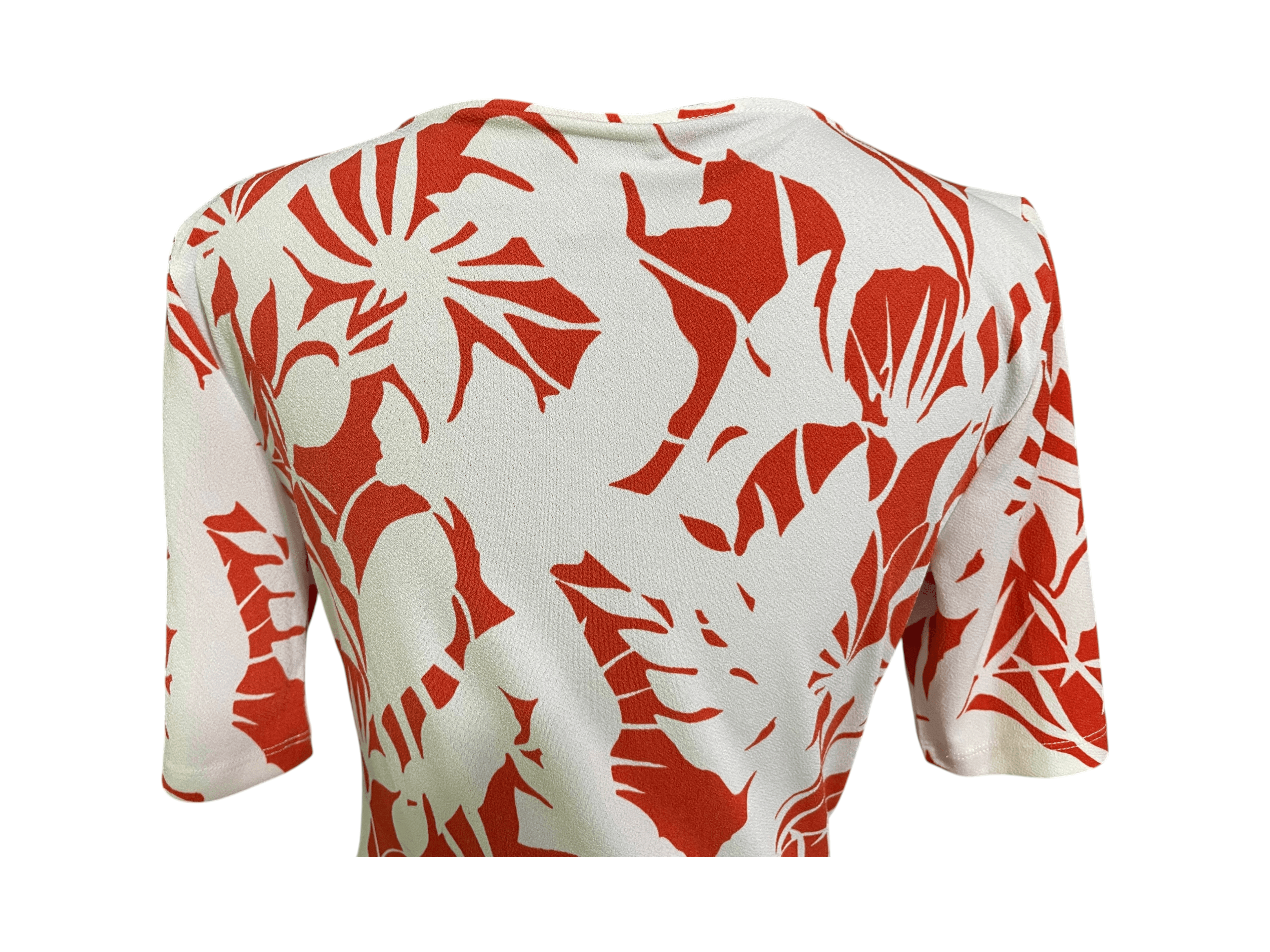 Ann Taylor Women’s Topical Wrap Around Low Neck Top/Blouse - Thumbnail 10