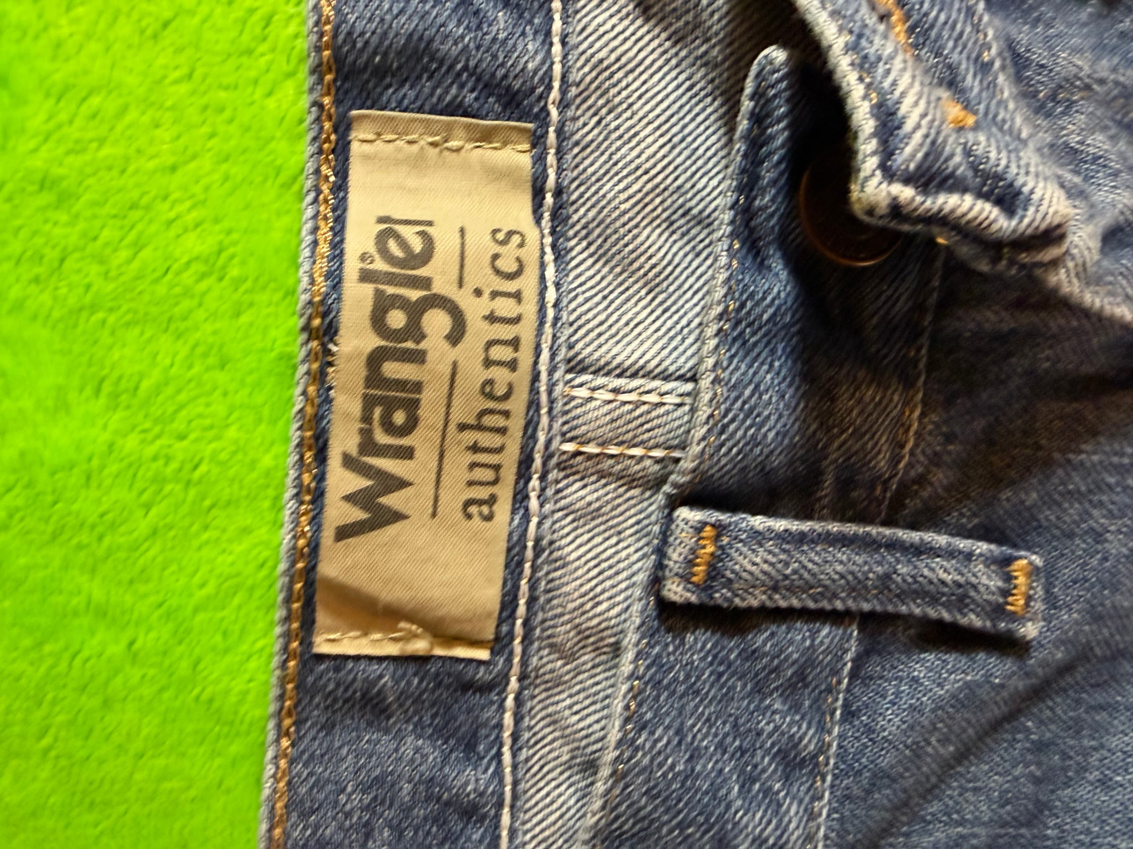 Wrangler Authentics Blue Denim Shorts Size 44 - Thumbnail 4