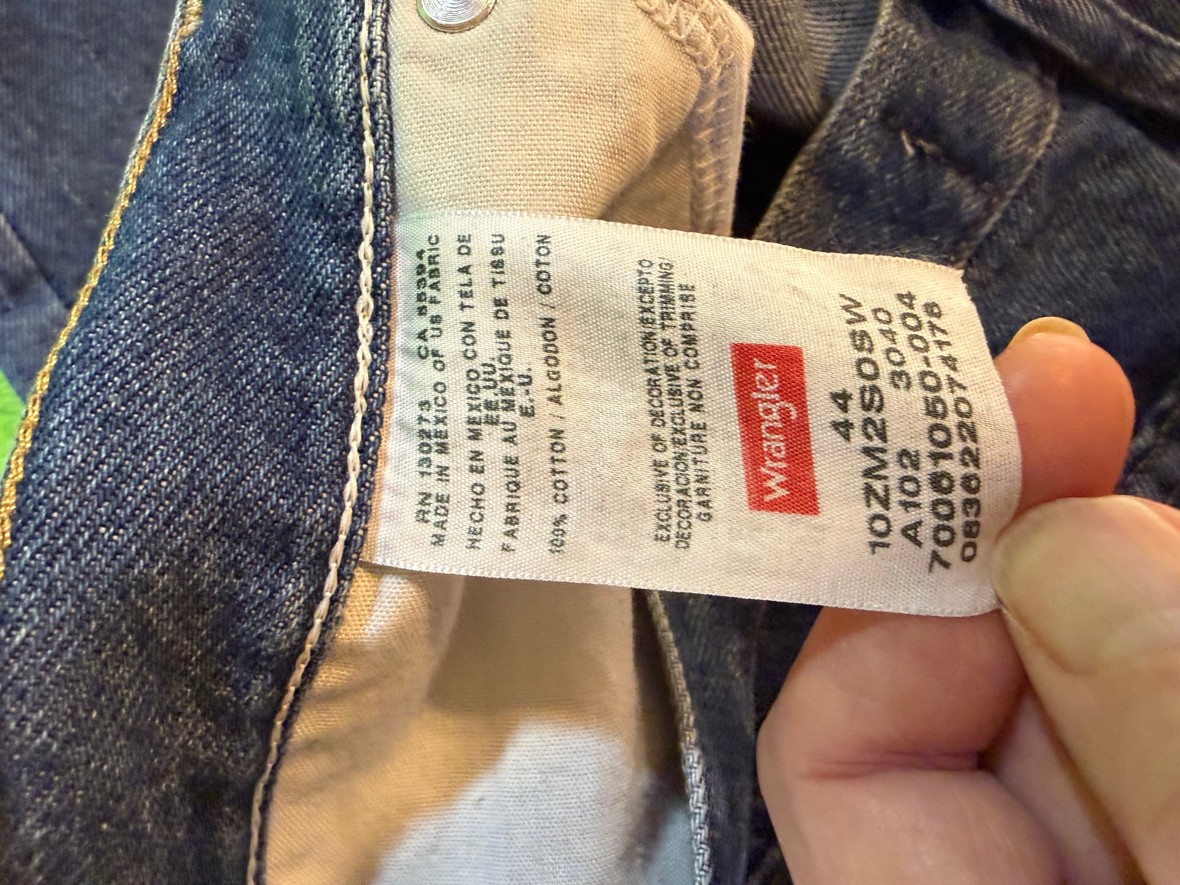 Wrangler Authentics Blue Denim Shorts Size 44 - Thumbnail 3