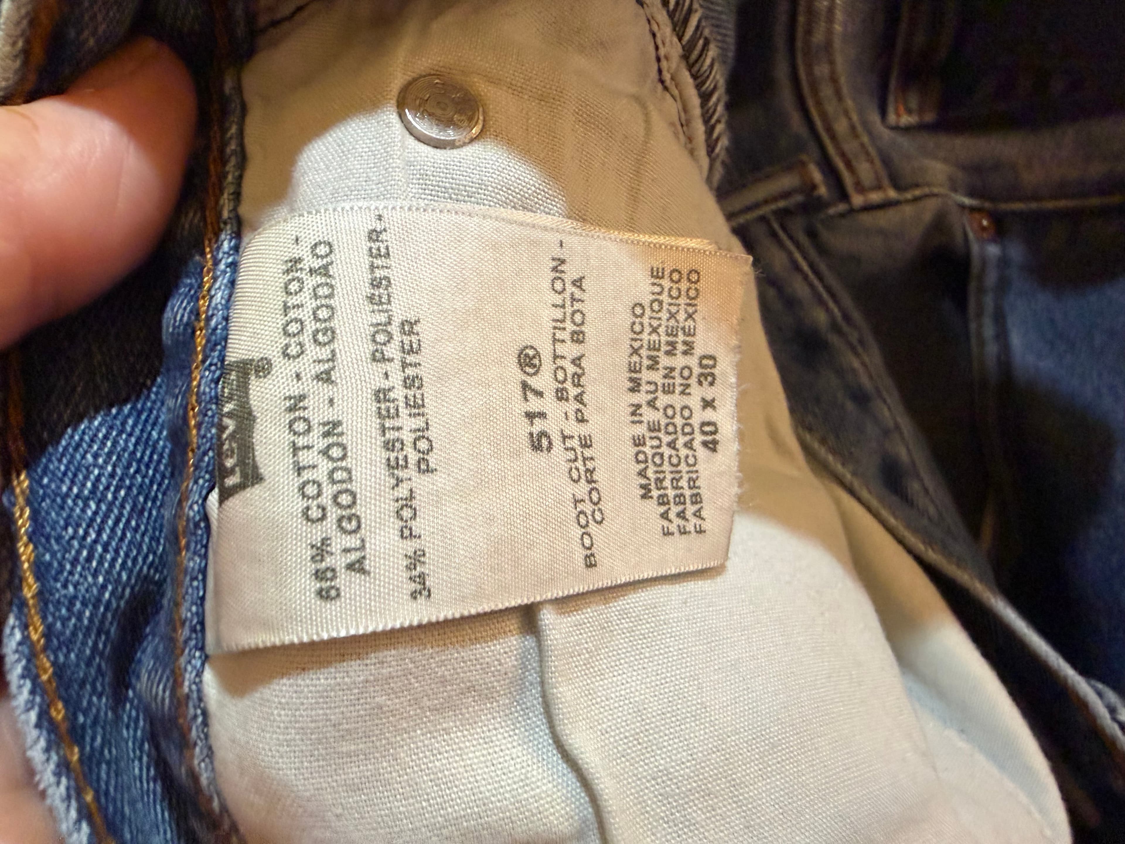 Levi's 517 Light Wash Men's Jeans 36x32 Classic Fit Denim - Thumbnail 3