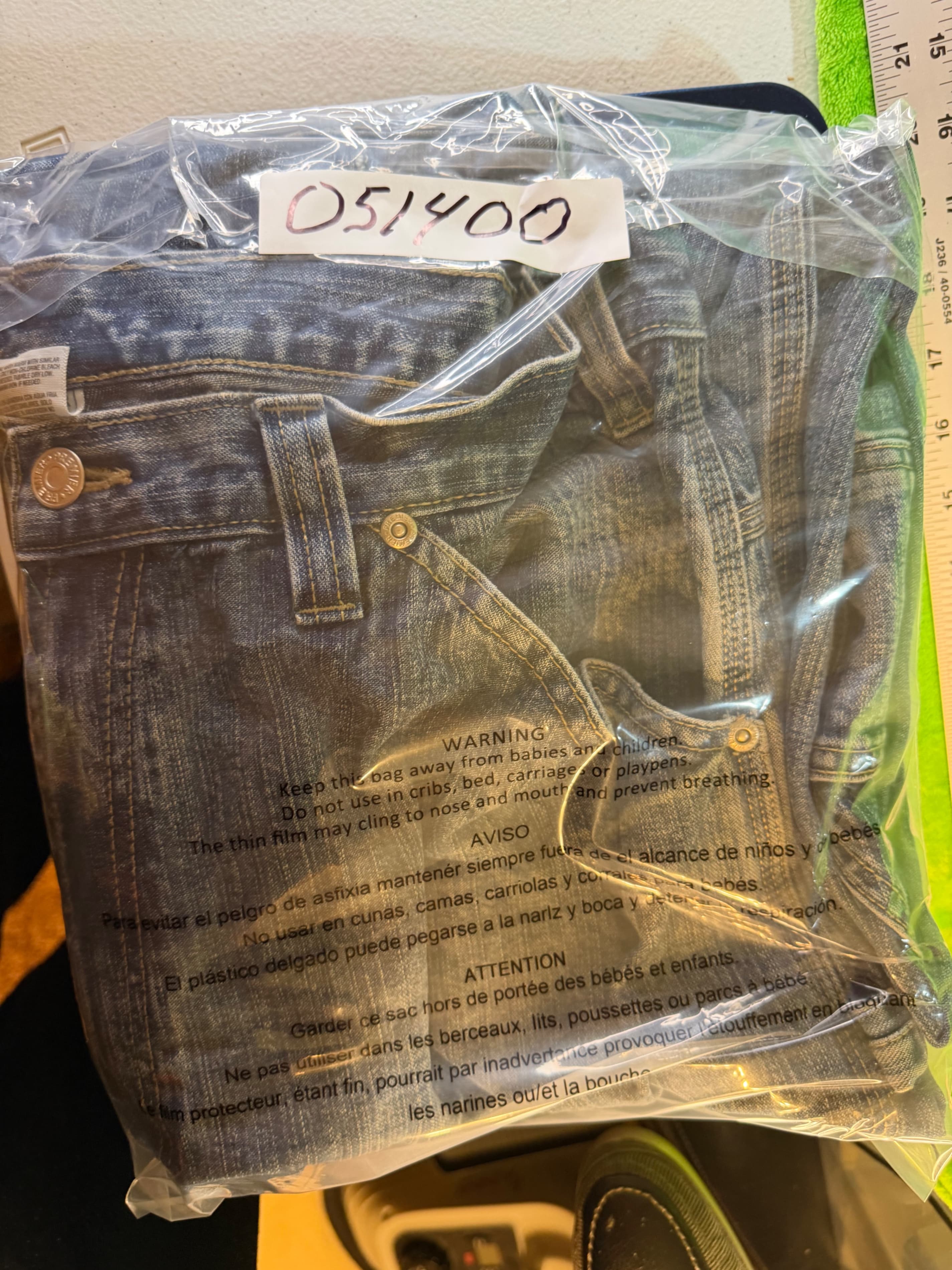 Vintage Y2K Premier International Carpenter Jeans Mens 38x30 Baggy Wide Leg - Thumbnail 11
