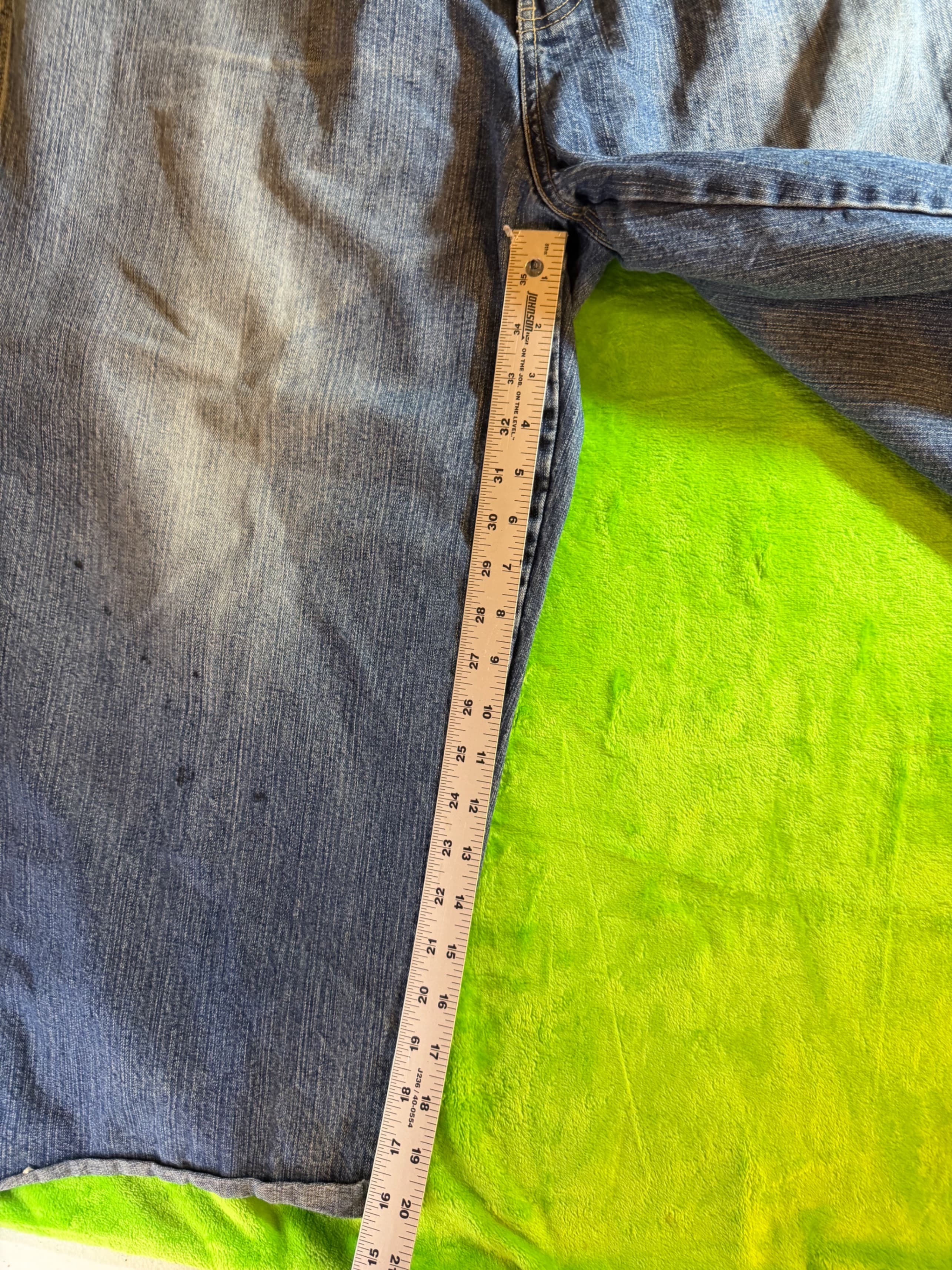 Vintage Y2K Premier International Carpenter Jeans Mens 38x30 Baggy Wide Leg - Thumbnail 10