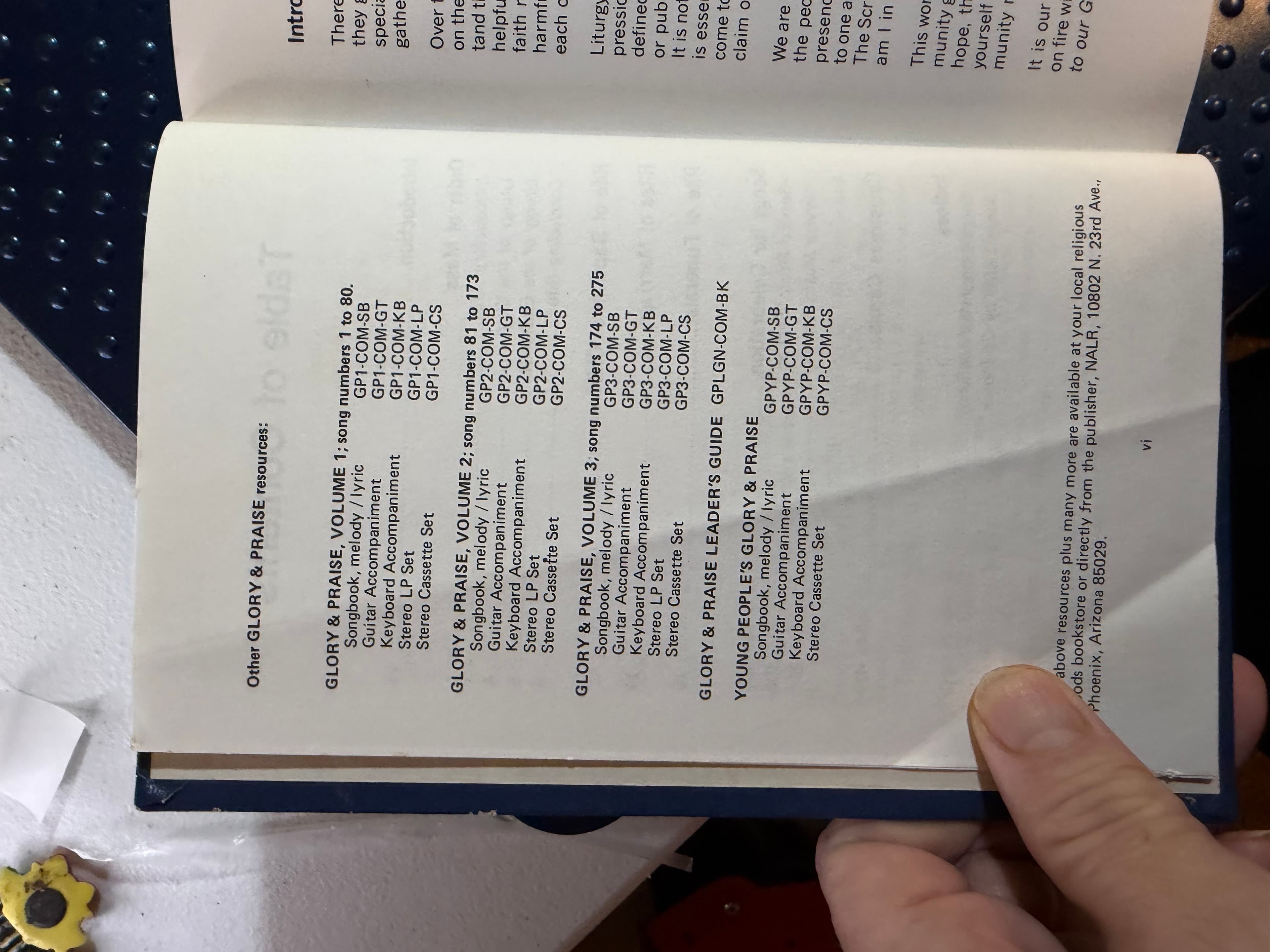 Glory & Praise Parish Music Program Hardcover Hymnal - Thumbnail 5
