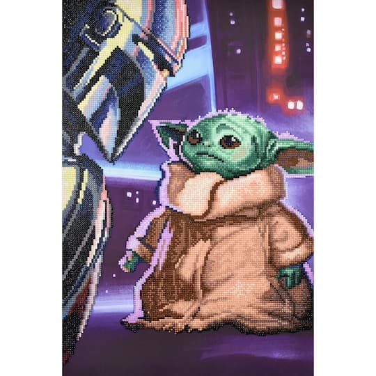 DIAMOND DOTZ Diamond Painting Kit the Mandalorian the Child Design, Multi - Image 1