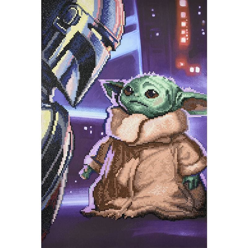 DIAMOND DOTZ Diamond Painting Kit the Mandalorian the Child Design, Multi - Thumbnail 2