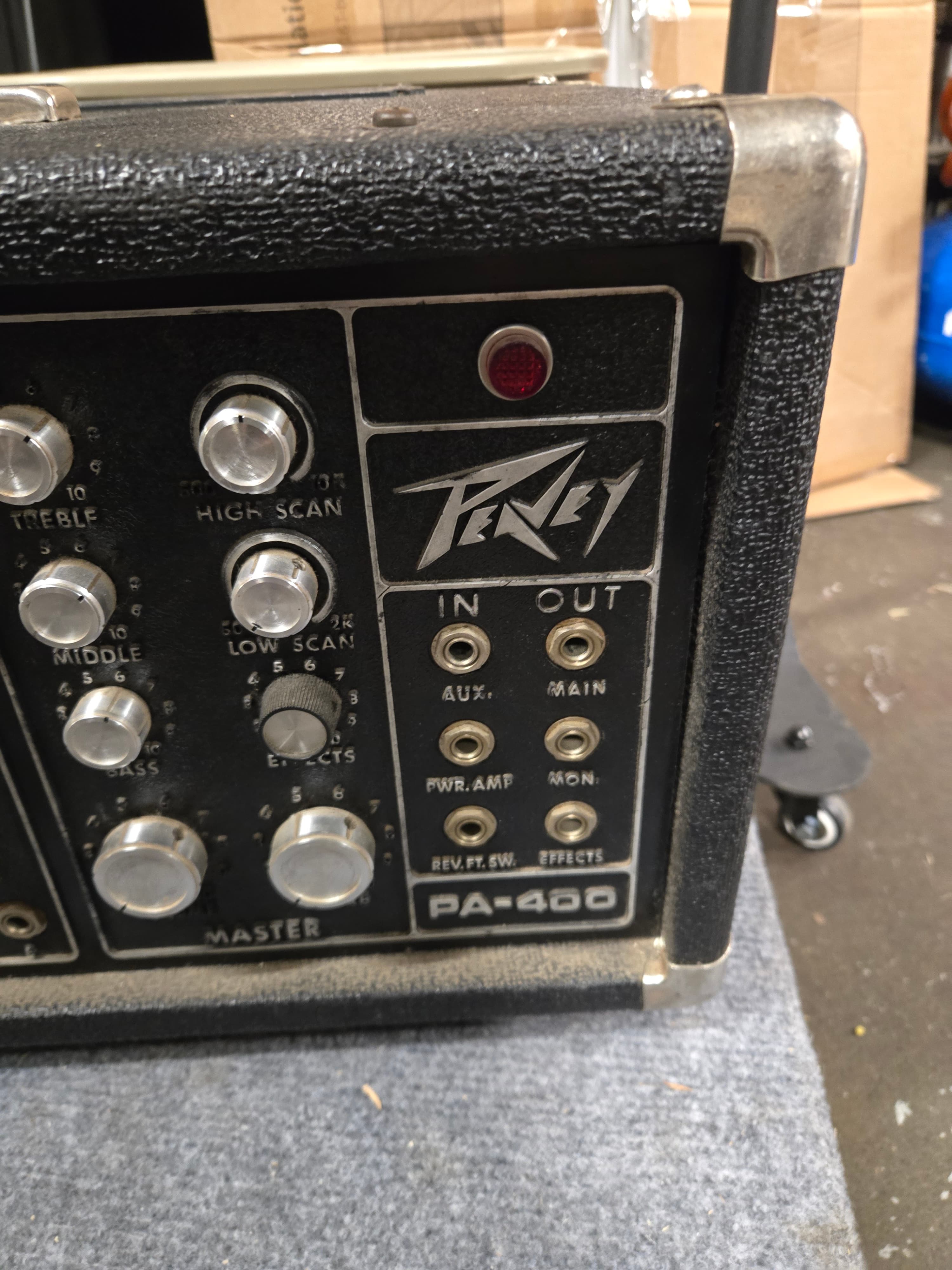 Used Peavey PA-400 MIXER HEAD, Powered Mixing Head - Image 1