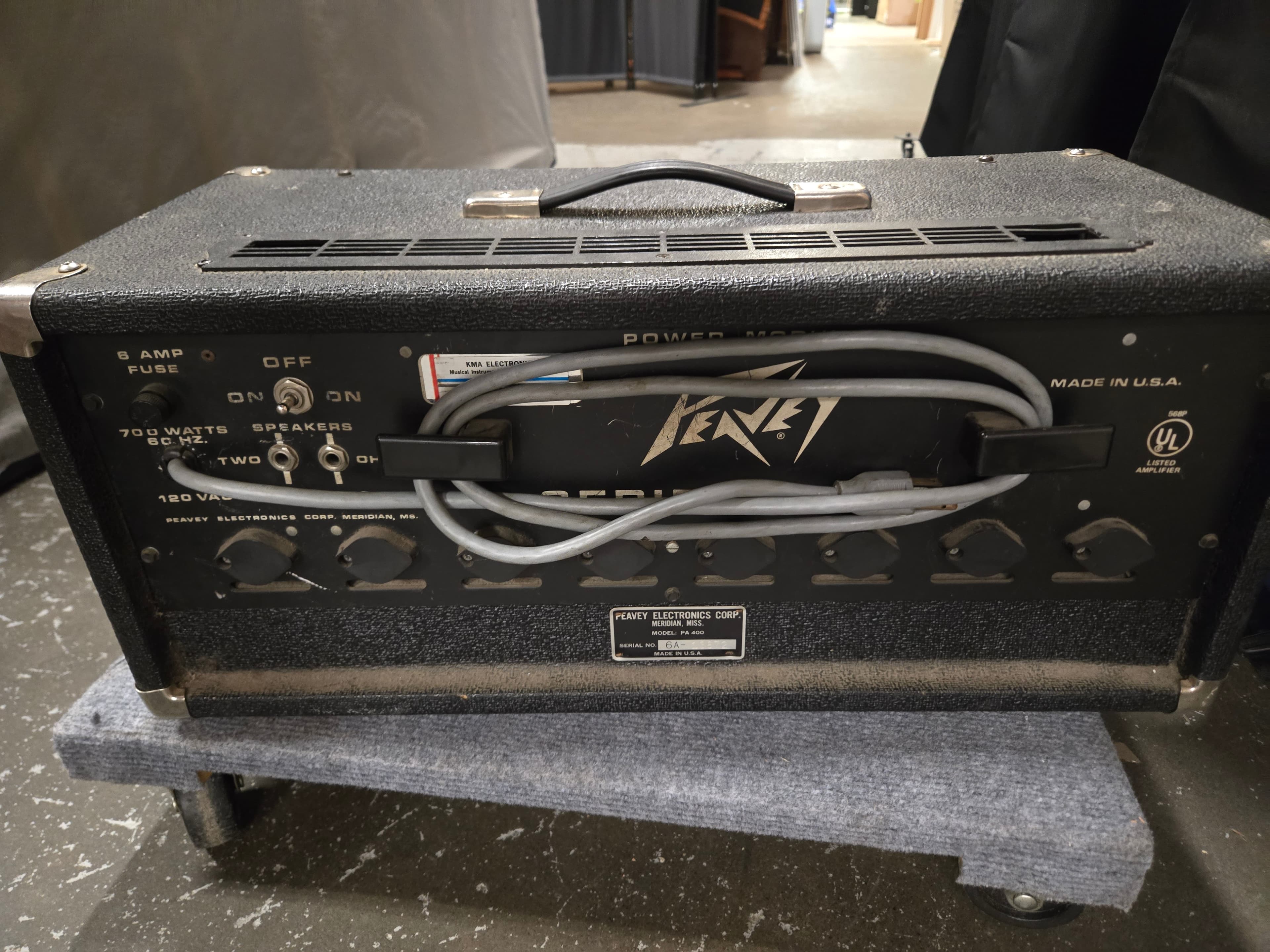 Used Peavey PA-400 MIXER HEAD, Powered Mixing Head - Thumbnail 4