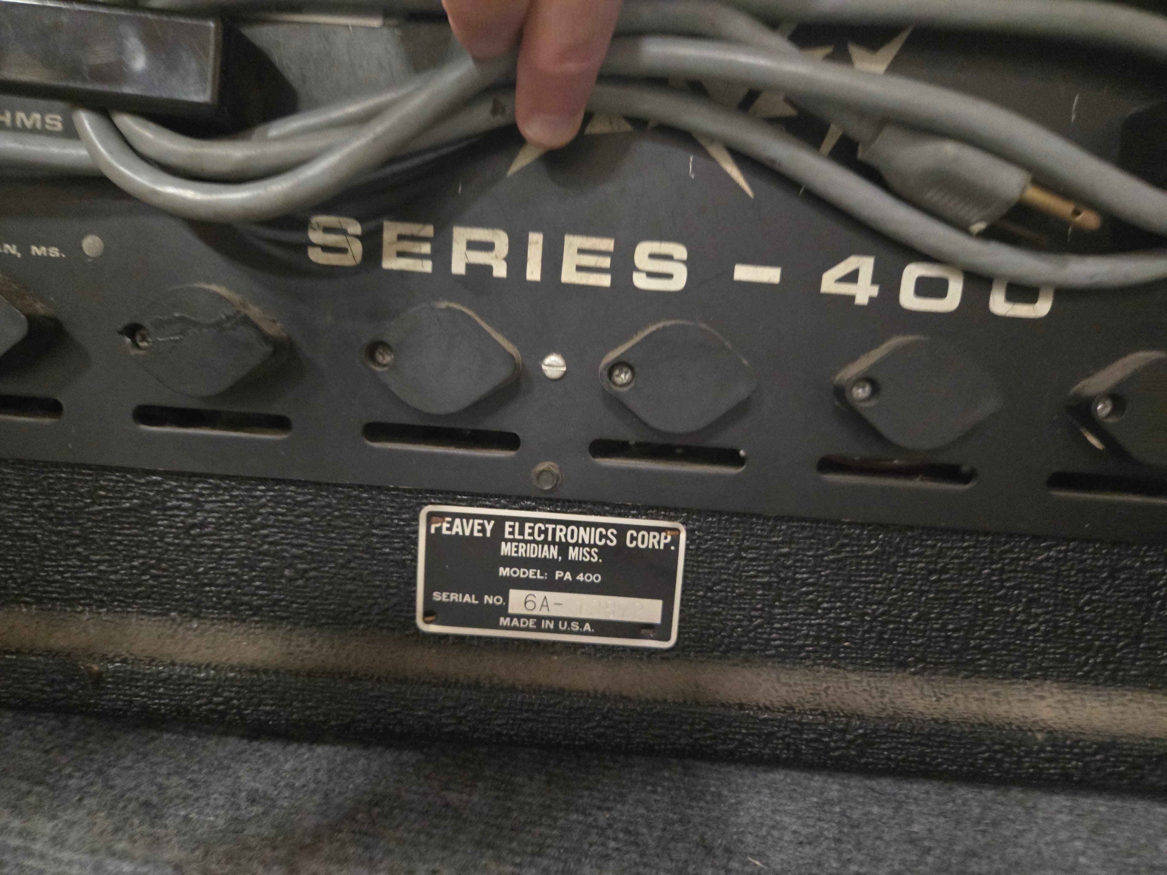 Used Peavey PA-400 MIXER HEAD, Powered Mixing Head - Thumbnail 5