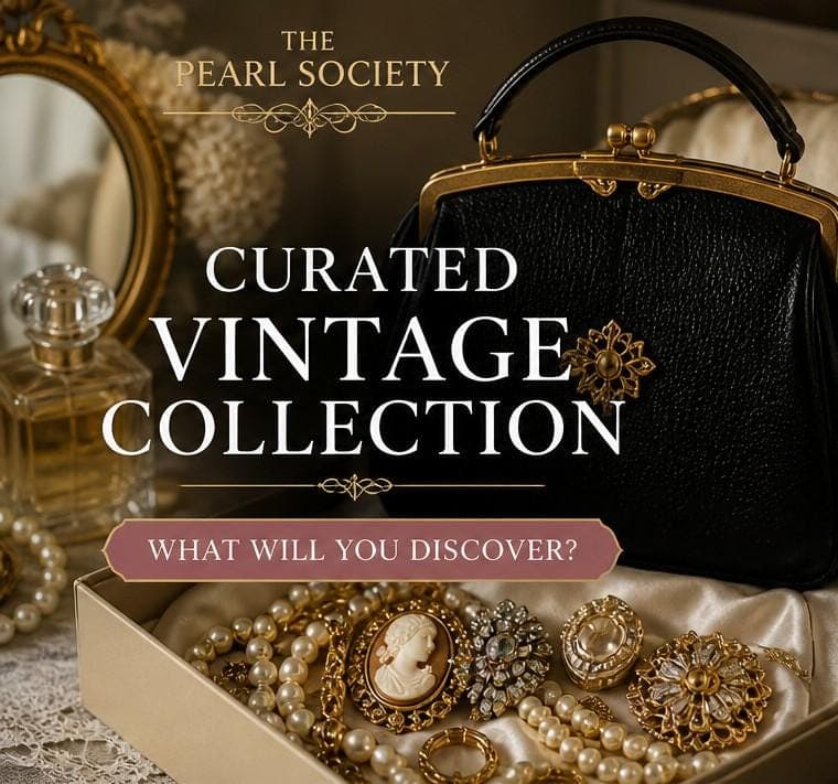 Vintage Handbag & Jewelry Mystery Box – Curated Collection Gift, Designer Style Surprise