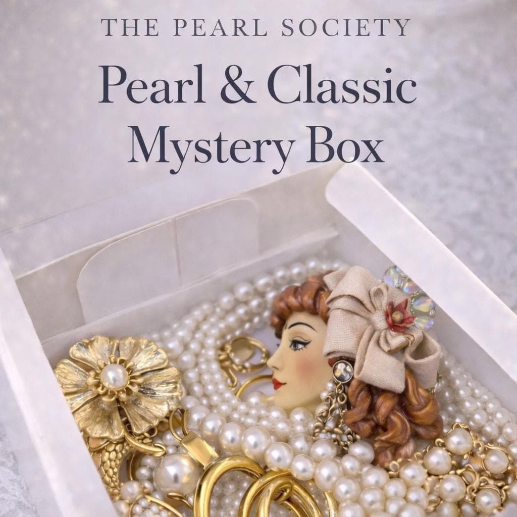 Curated Vintage Pearl & Classic Jewelry Mystery Box, Timeless Bundle