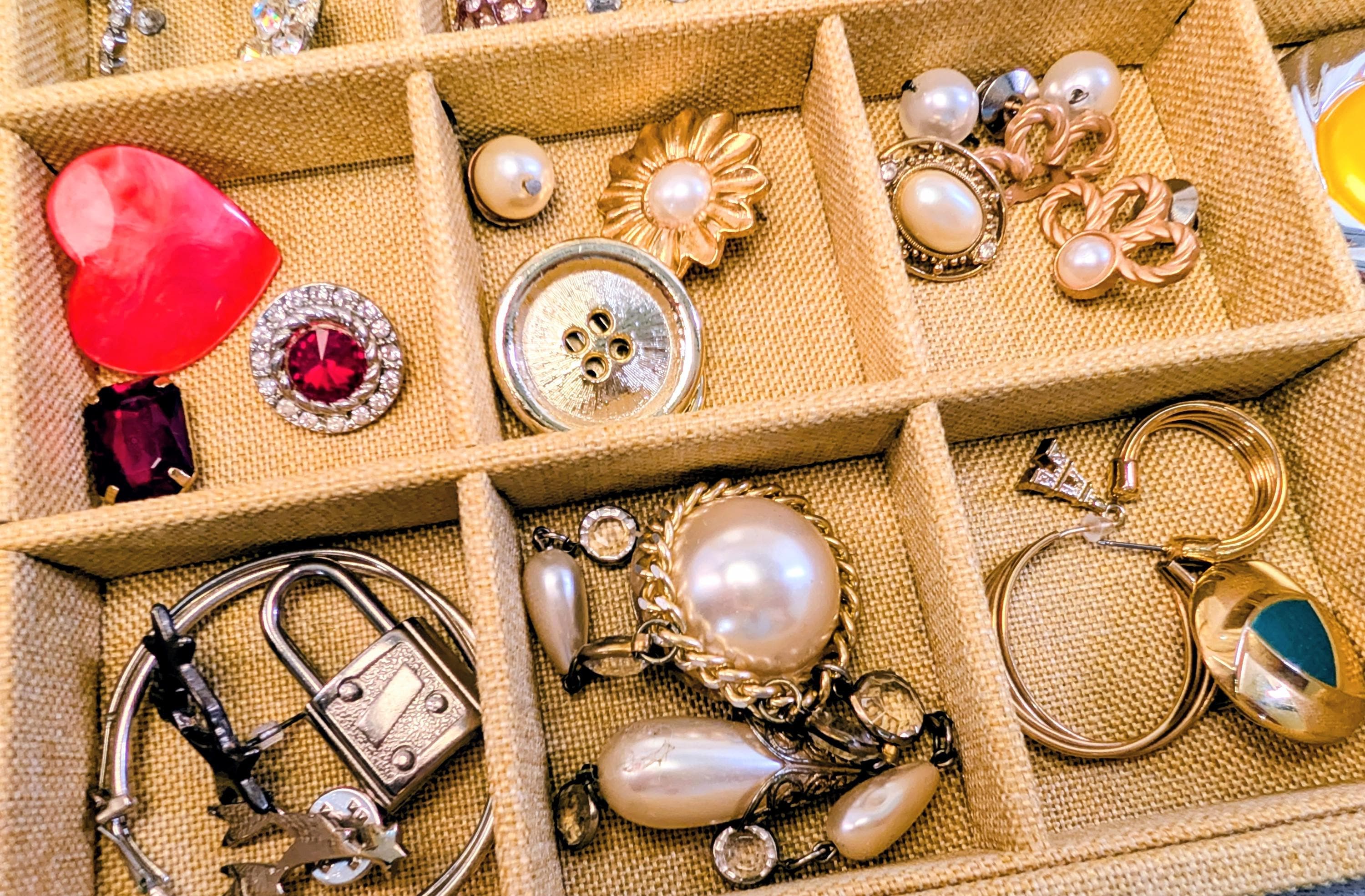 Vintage Jewelry Lot – Crafter’s Delight – 60+ Unique Pieces - Thumbnail 8