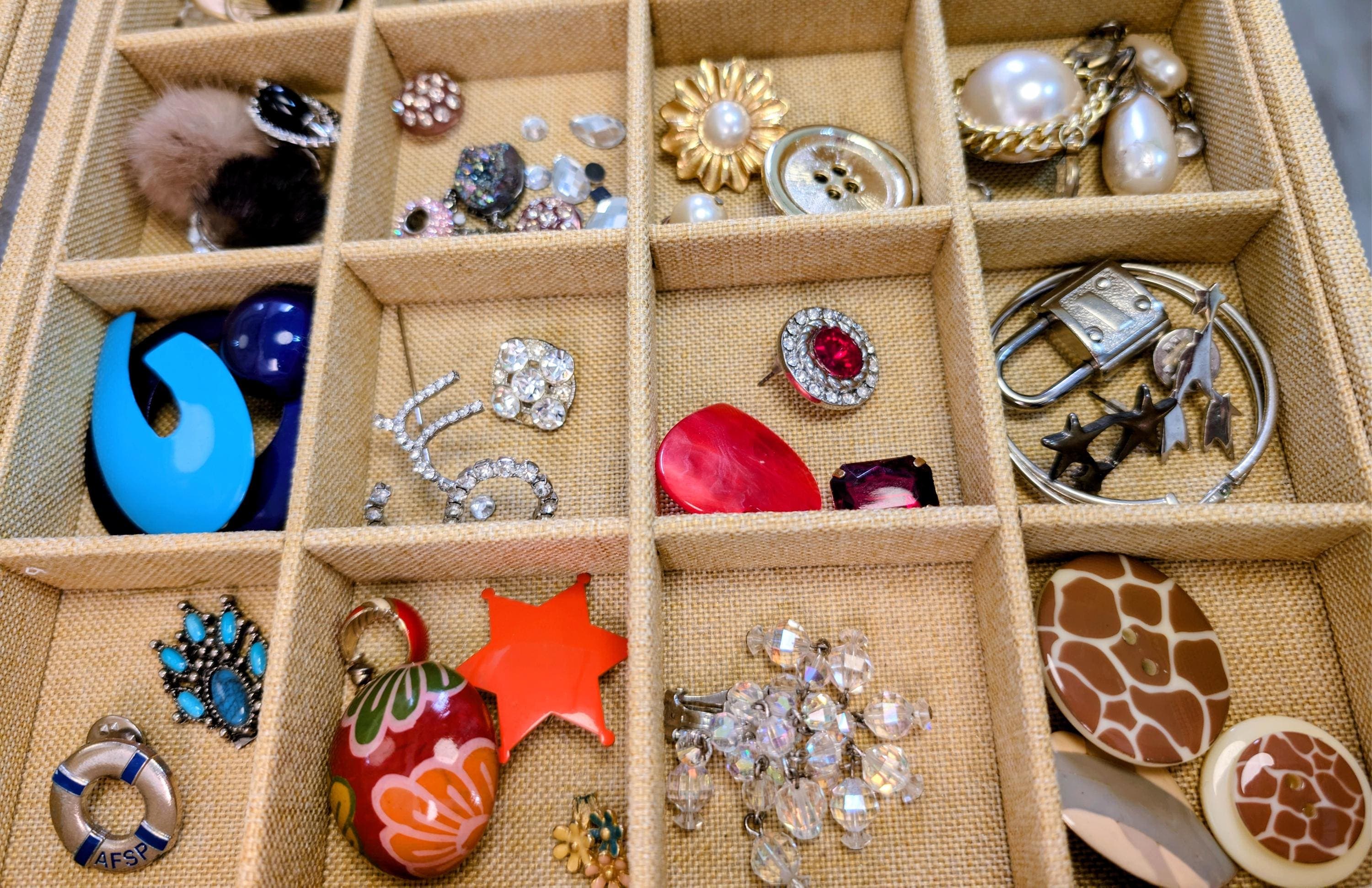 Vintage Jewelry Lot – Crafter’s Delight – 60+ Unique Pieces - Thumbnail 4