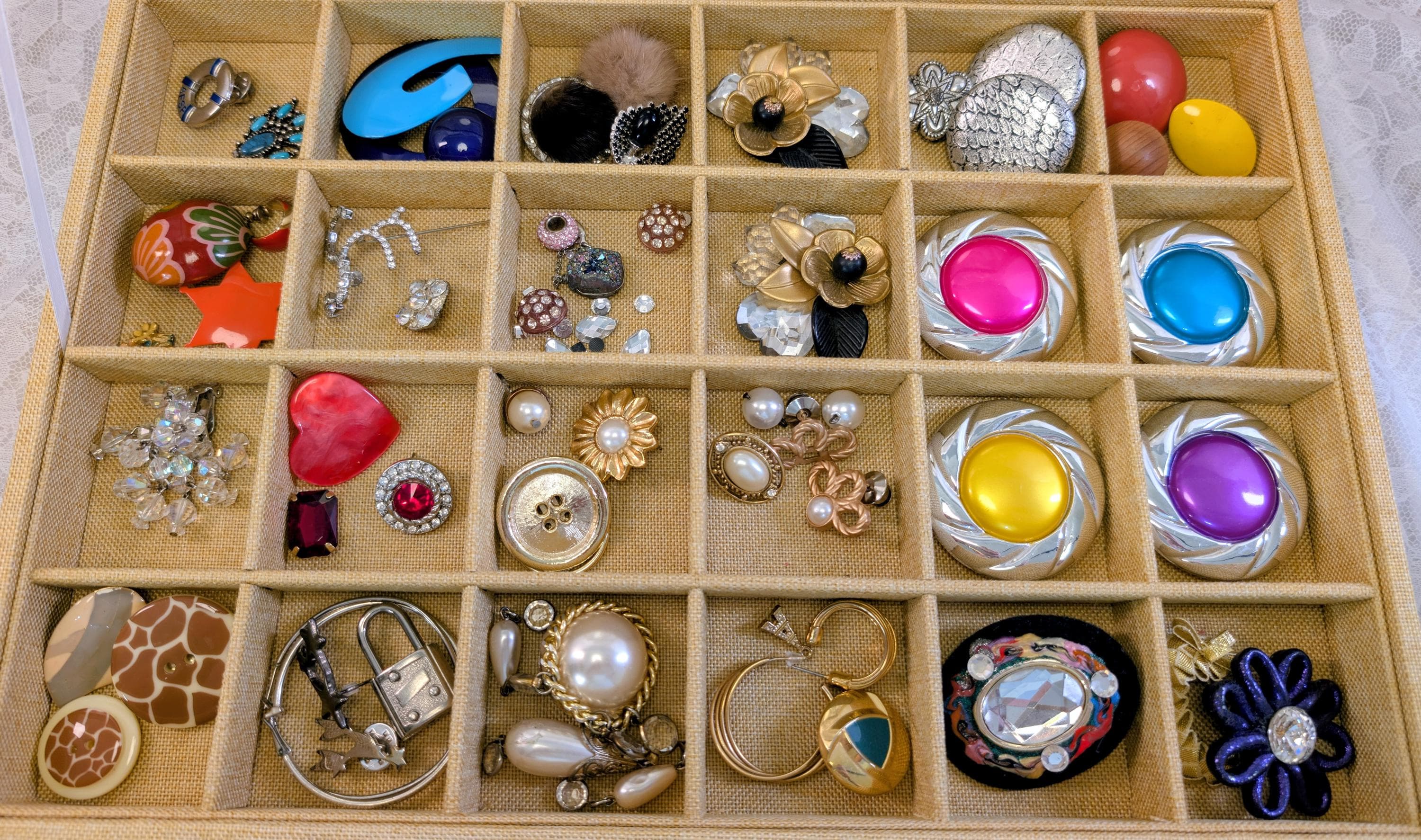 Vintage Jewelry Lot – Crafter’s Delight – 60+ Unique Pieces - Thumbnail 2