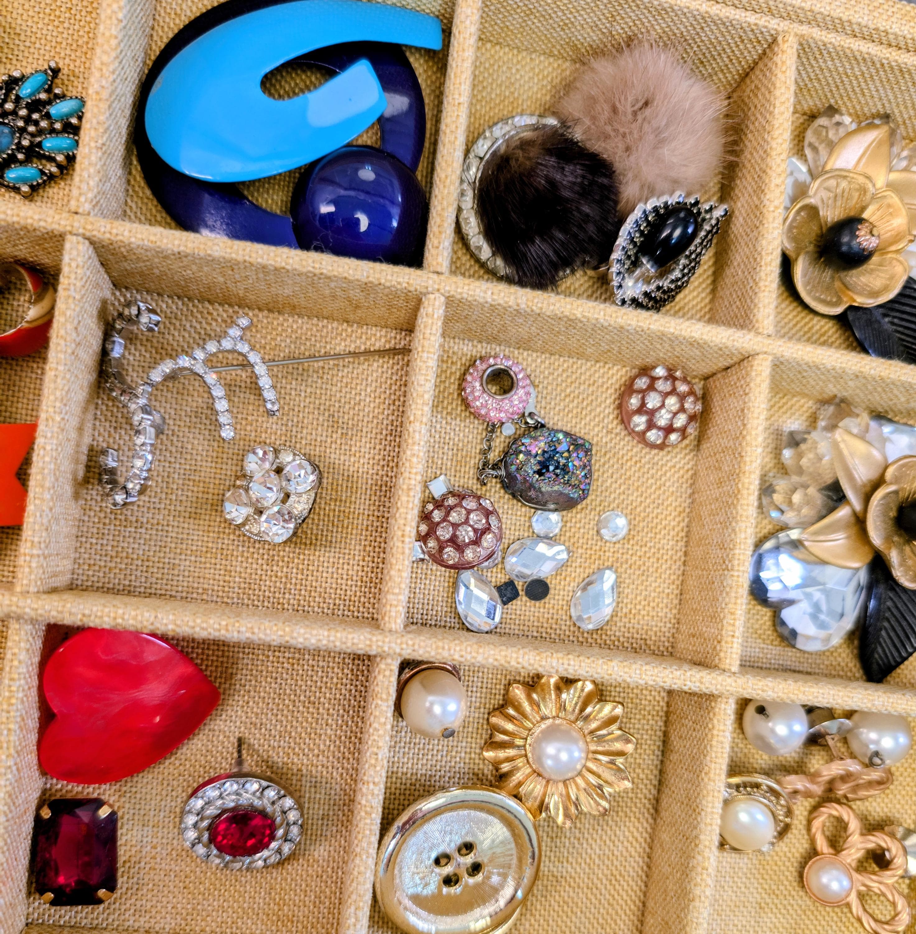 Vintage Jewelry Lot – Crafter’s Delight – 60+ Unique Pieces - Thumbnail 6