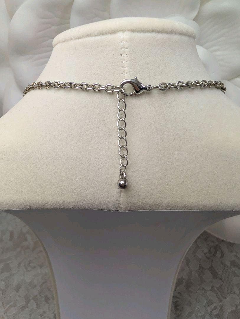 Vintage Silver Tone Crystal Rhinestone Teardrop Necklace | Bridal Bohemian Wedding Jewelry - Thumbnail 6