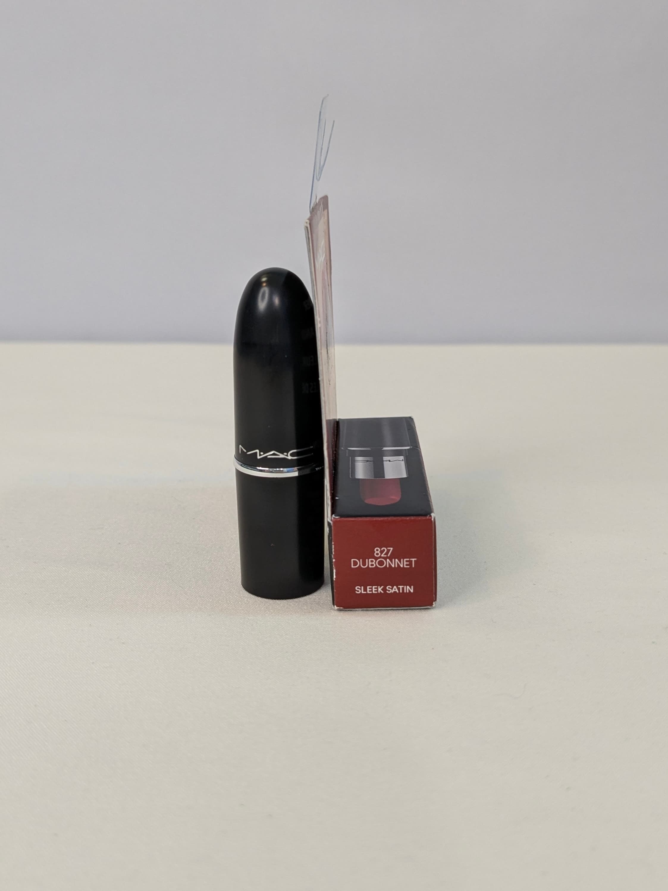 MAC Mini Sleek Satin Lipstick 827 in Dubonnet - Thumbnail 2