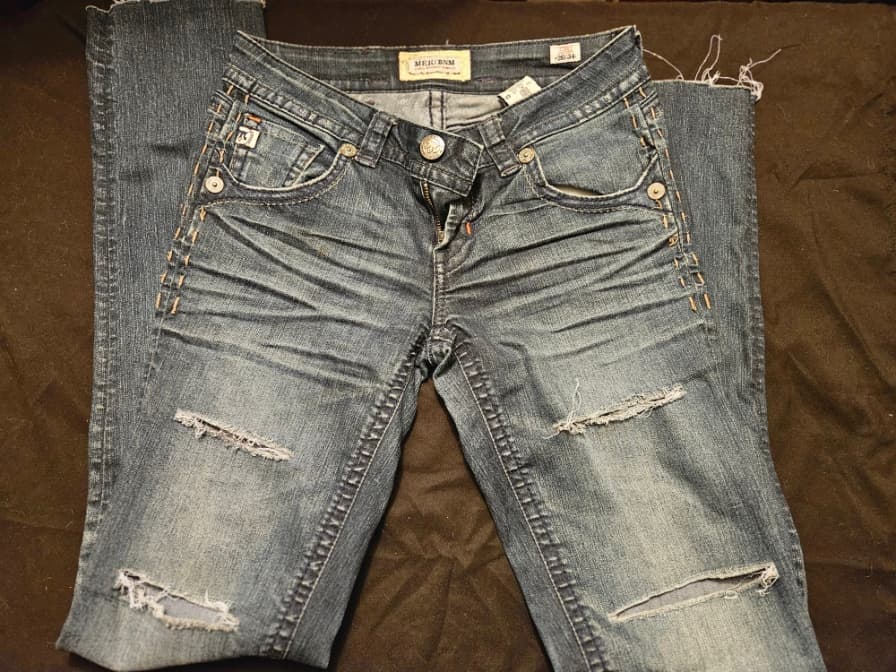 Rock Revival Embroidered Denim Jeans - Thumbnail 4