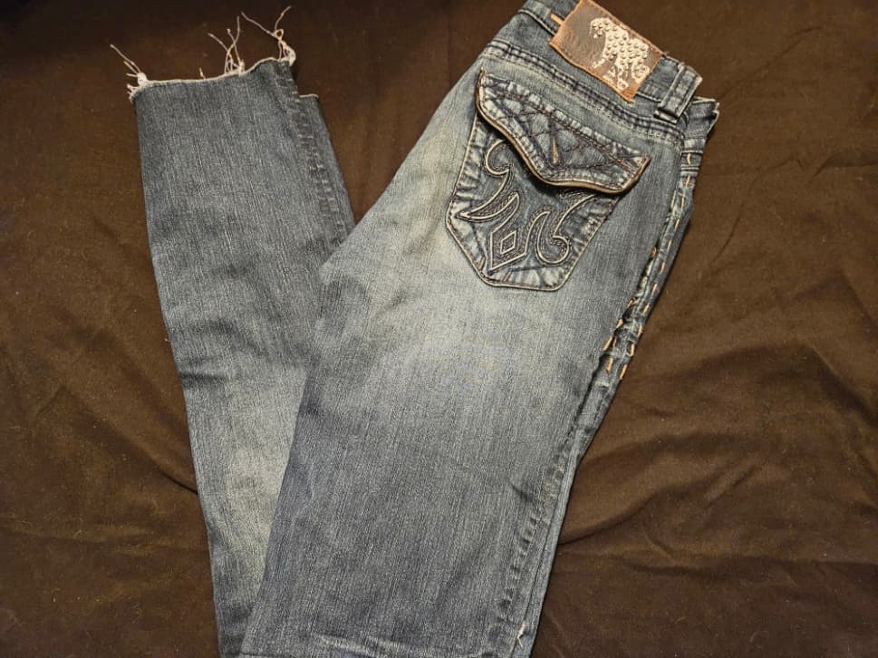Rock Revival Embroidered Denim Jeans - Thumbnail 5