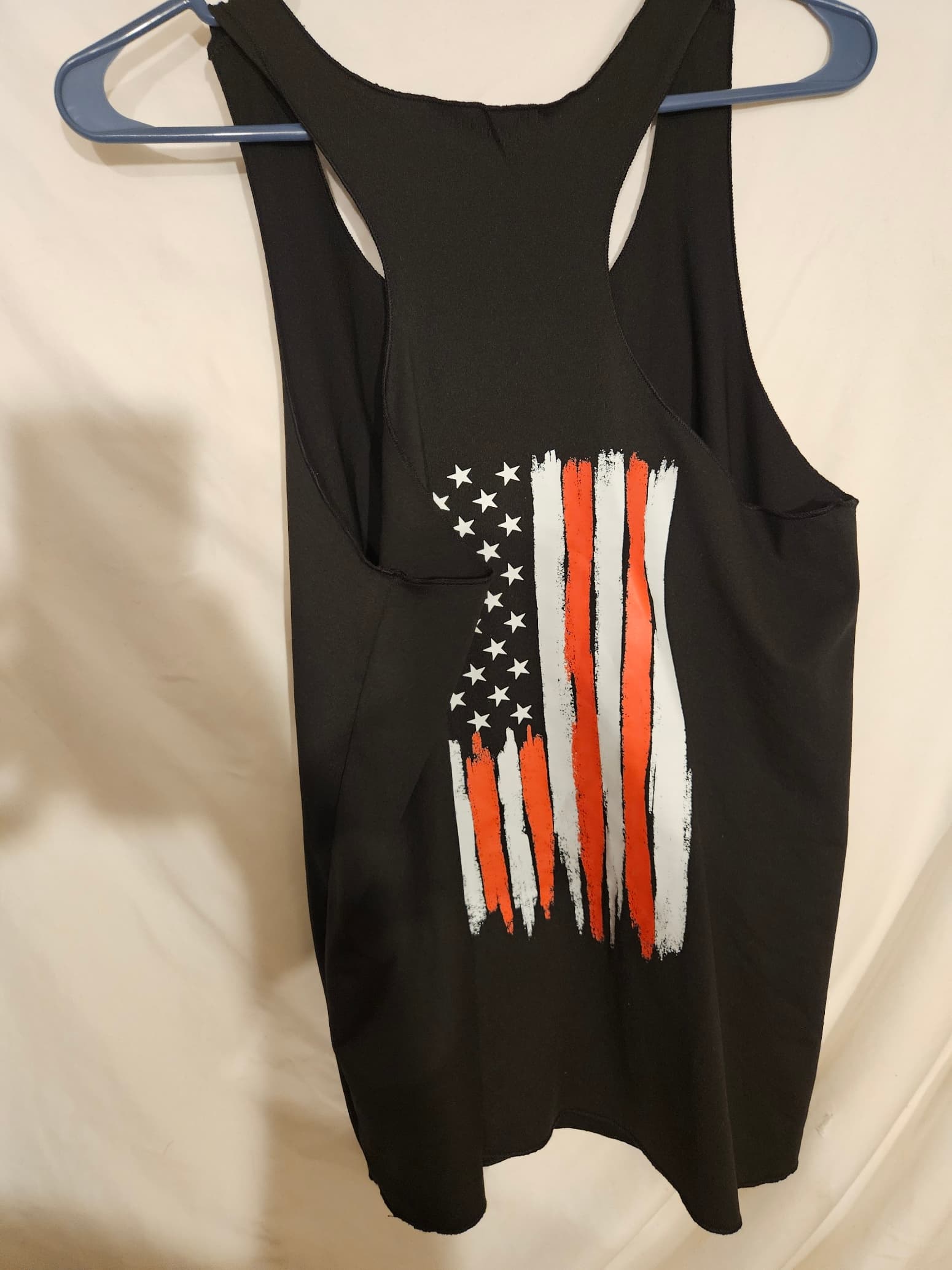 USA Black Racerback Tank Top - Thumbnail 2