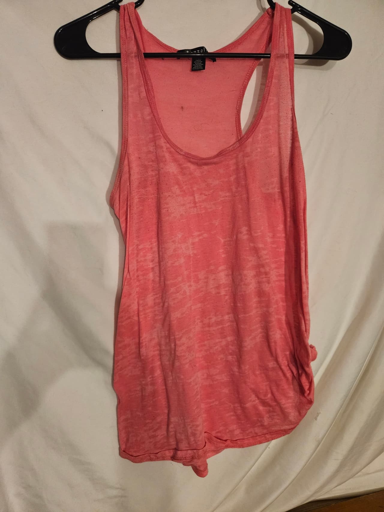 Bozzolo Pink Racerback Tank Top Size M - Image 1