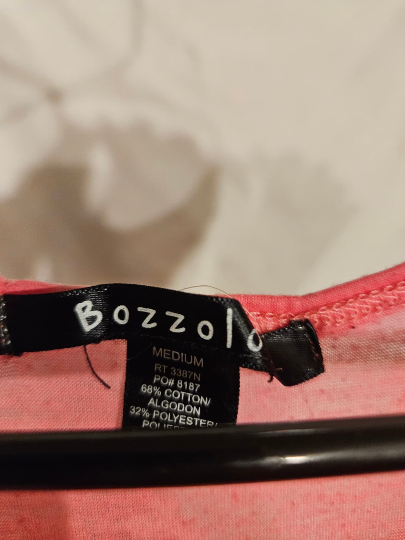 Bozzolo Pink Racerback Tank Top Size M - Thumbnail 3