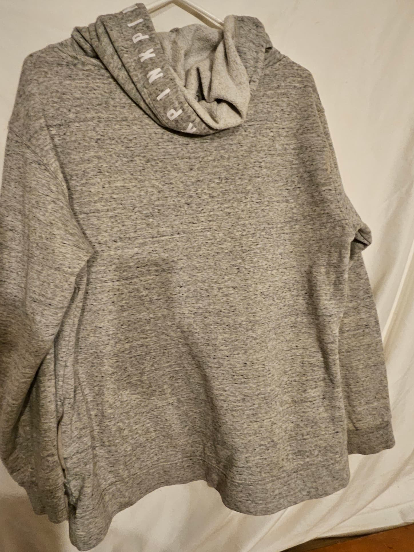 Victoria's Secret PINK Grey Hoodie Sweatshirt - Thumbnail 3