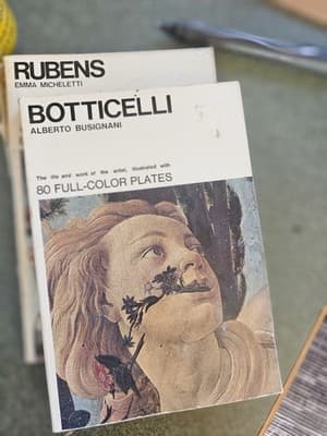 Vintage Grosset Art Library Books Lot Bosch Goya Rubens Da Vinci Botticelli Art - Thumbnail 7