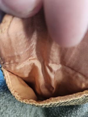 Vintage Gold Tone Metal Mesh Foldover Purse Wallet Clutch Evening Bag - Thumbnail 3