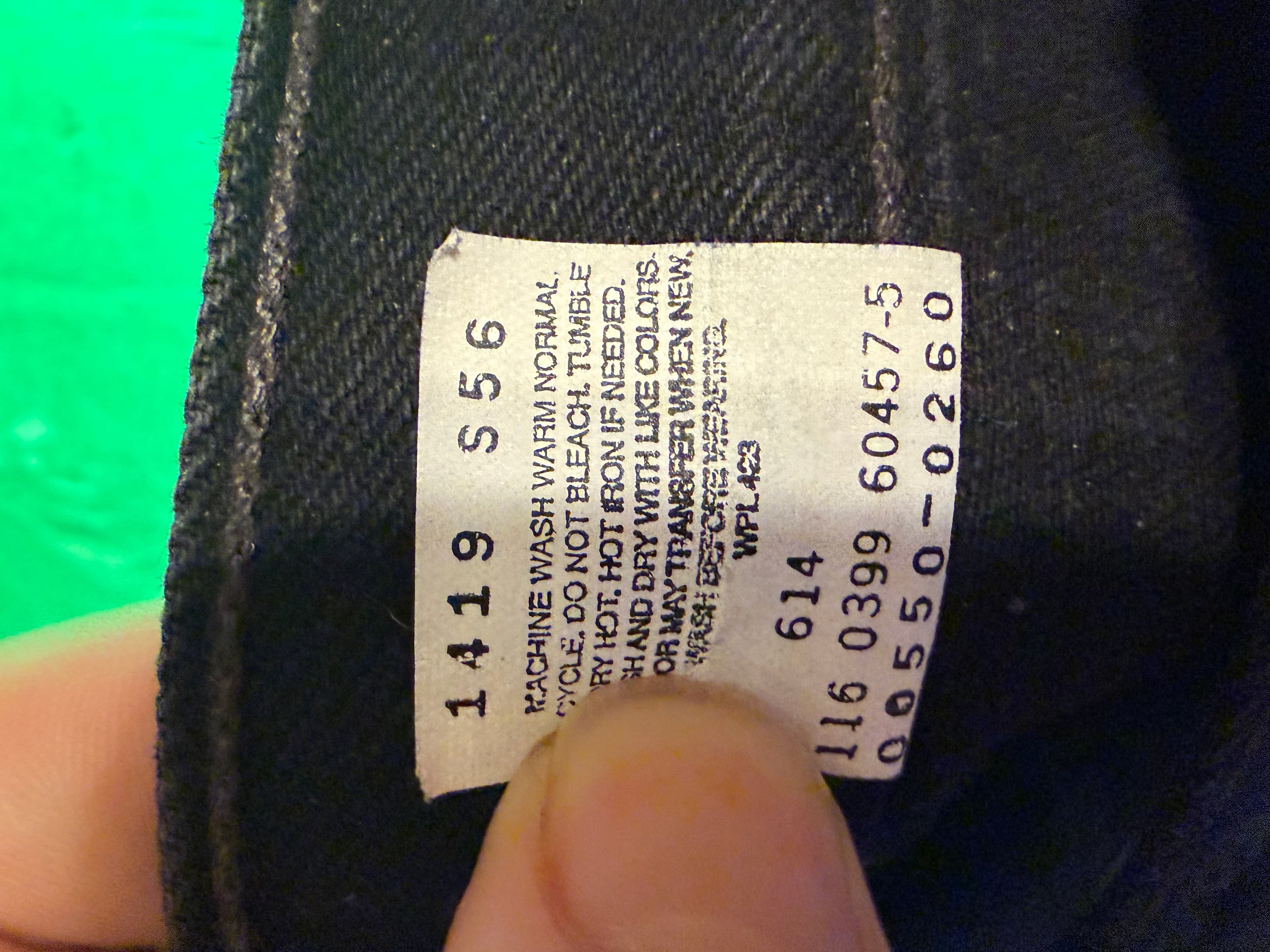 Vintage 1984 Levi's 550 Relaxed Fit Black Jeans Mens 36x32 Made in Mexico NWOT - Thumbnail 4