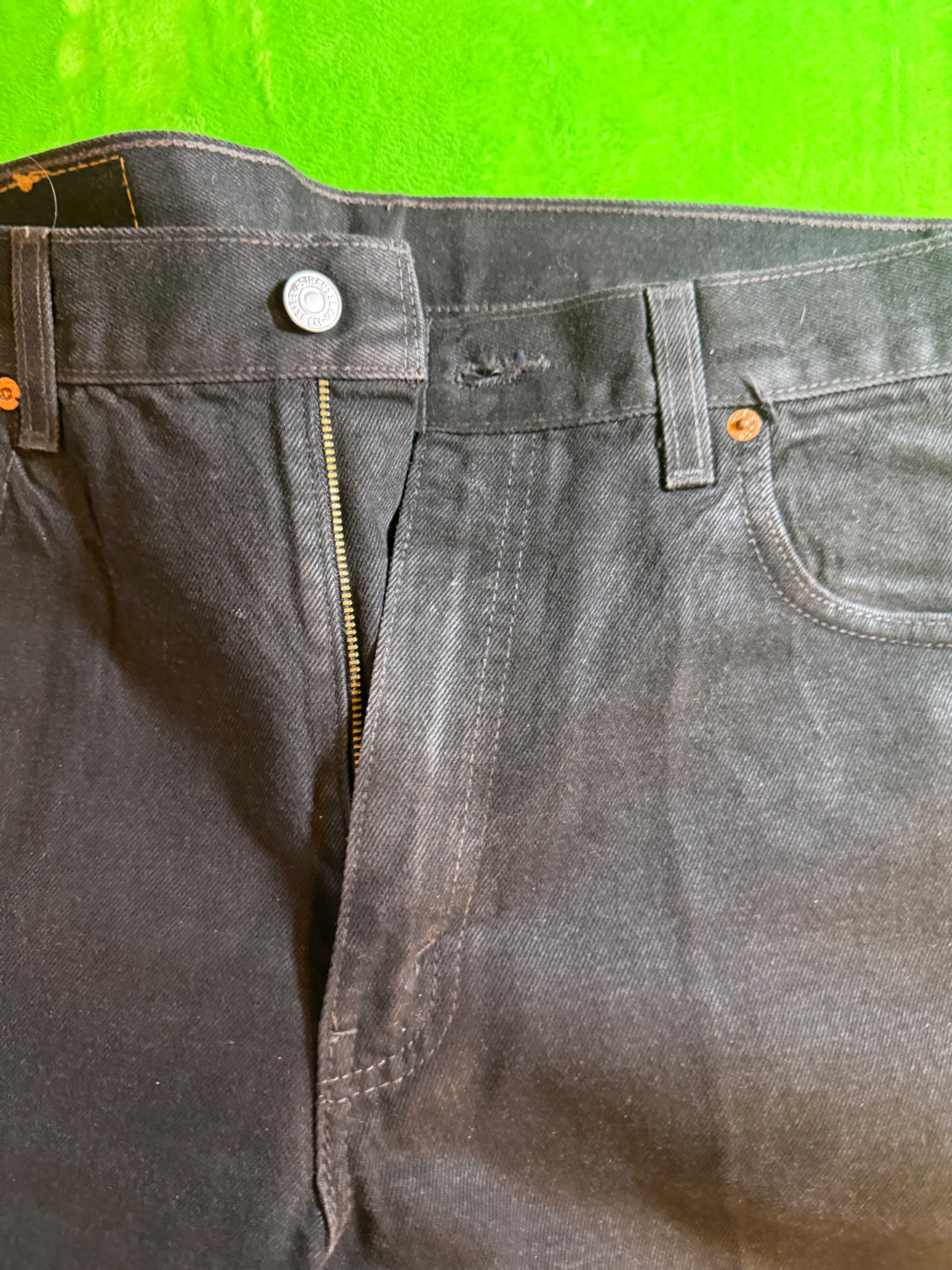 Vintage 1984 Levi's 550 Relaxed Fit Black Jeans Mens 36x32 Made in Mexico NWOT - Thumbnail 5