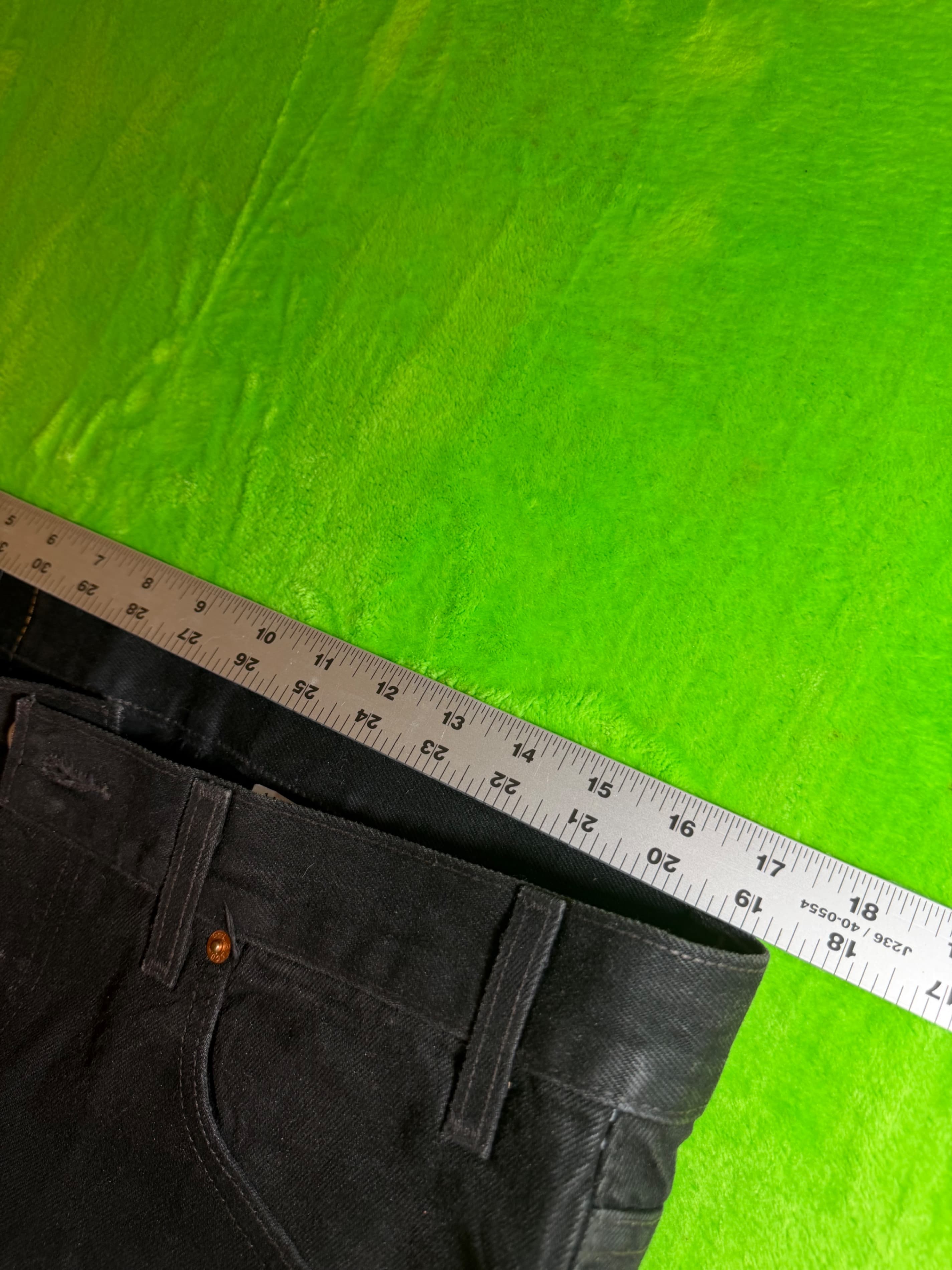 Vintage 1984 Levi's 550 Relaxed Fit Black Jeans Mens 36x32 Made in Mexico NWOT - Thumbnail 9