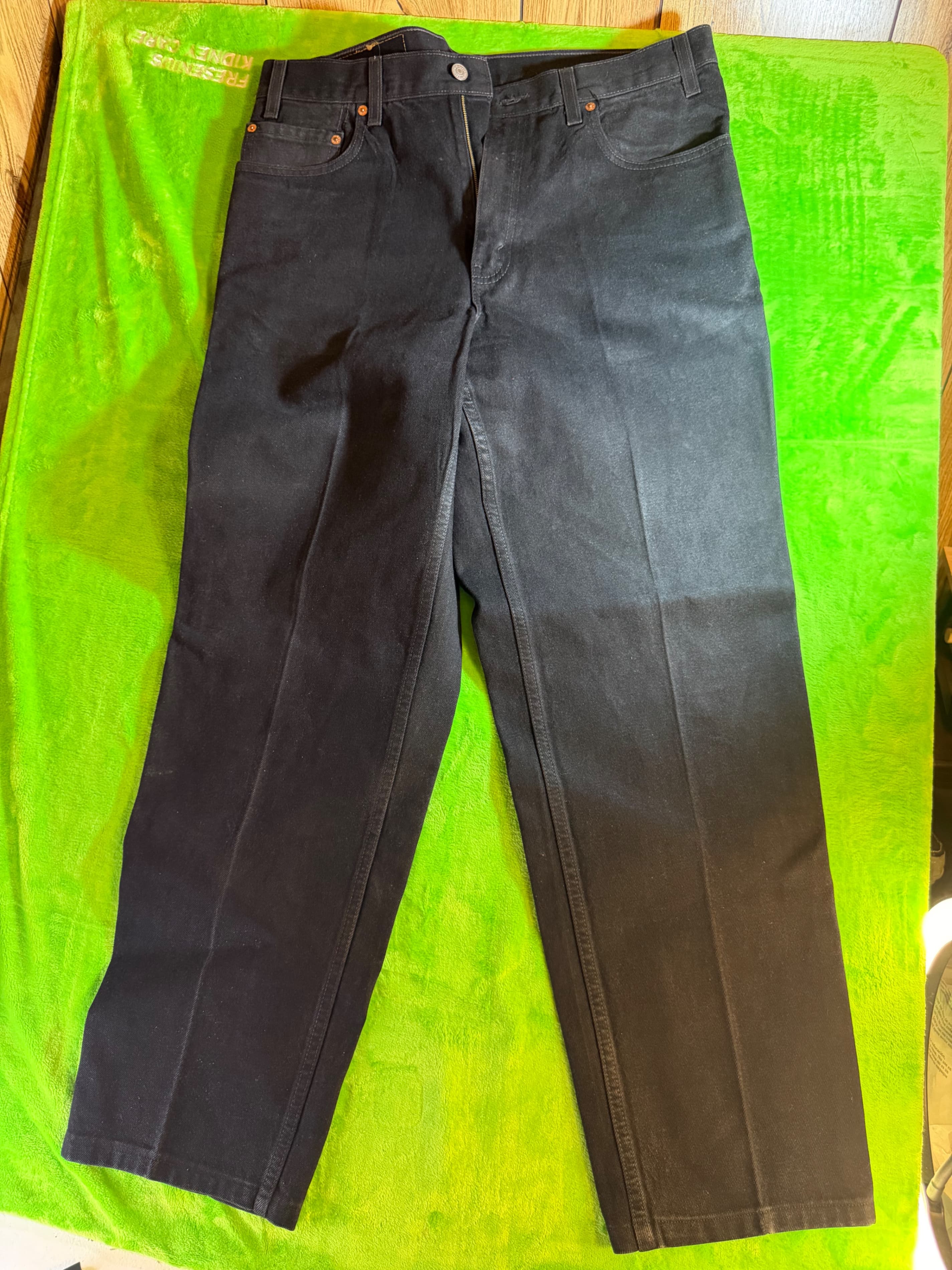 Vintage 1984 Levi's 550 Relaxed Fit Black Jeans Mens 36x32 Made in Mexico NWOT - Image 1
