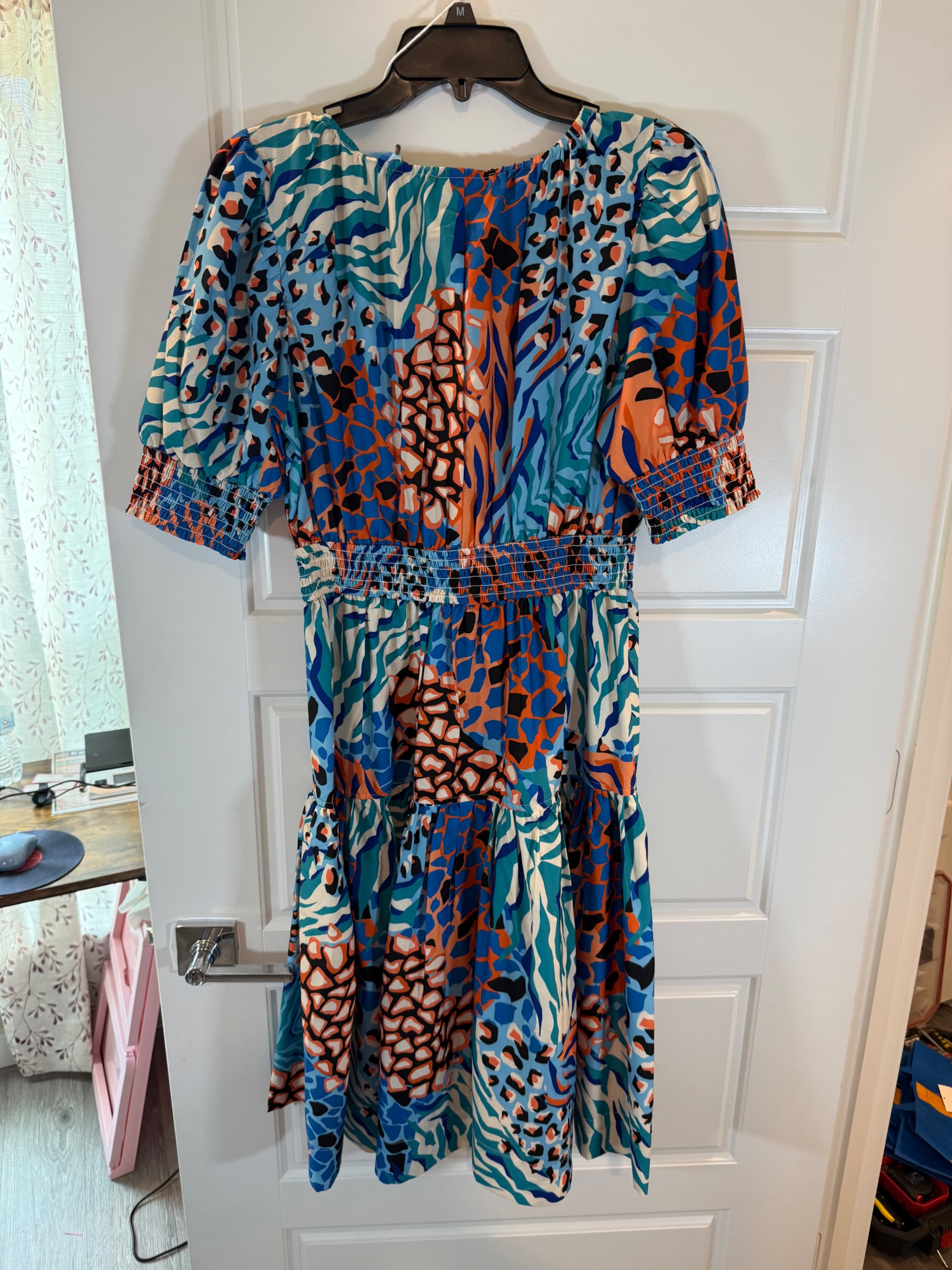 Soul Women's Multicolor Patterned Dress M - Thumbnail 3