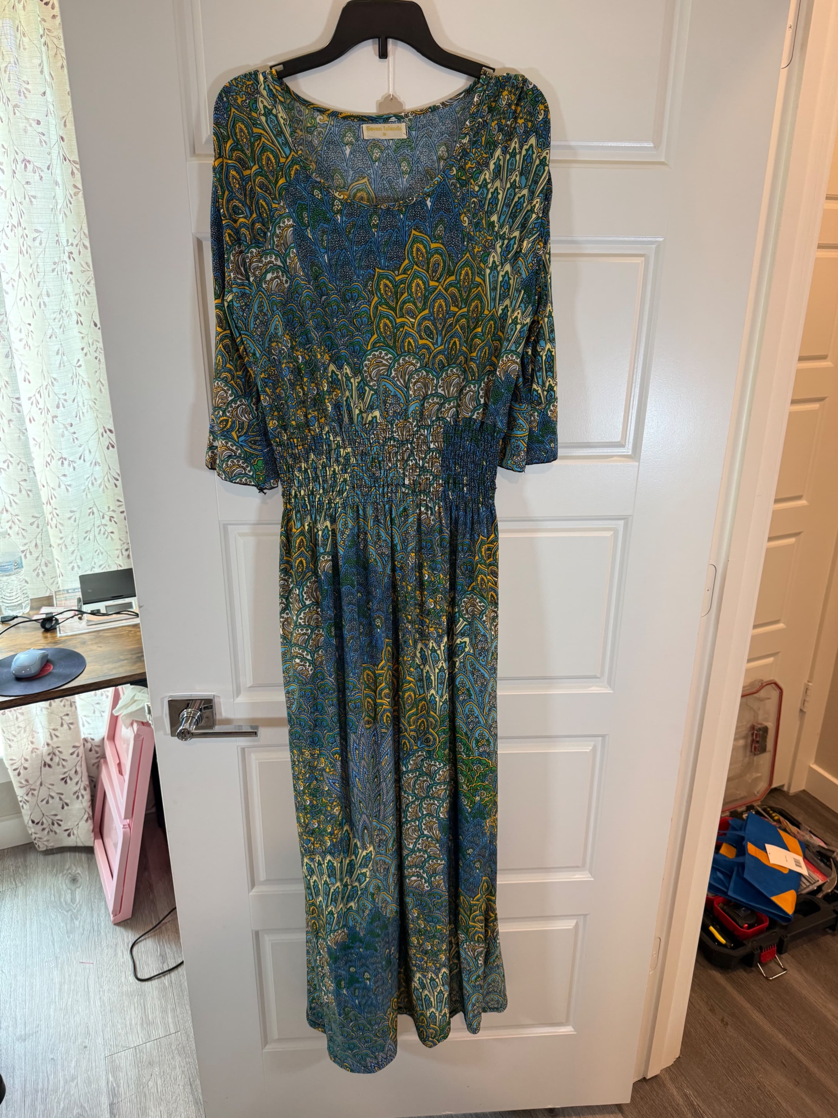 Seven Islands Multicolor Maxi Dress Size M - Thumbnail 3