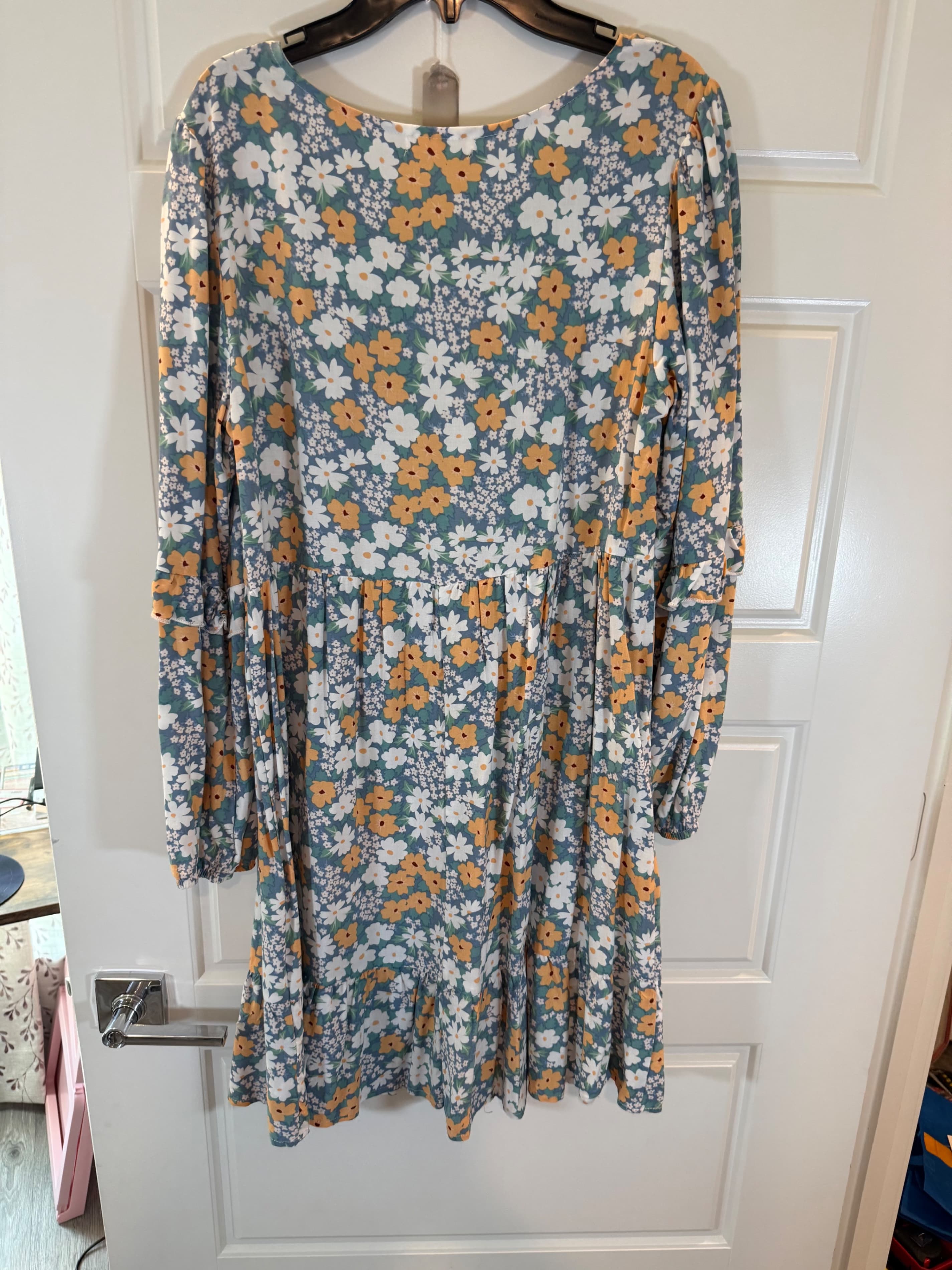 Haven Hearts Floral Long Sleeve Dress Size S - Image 1