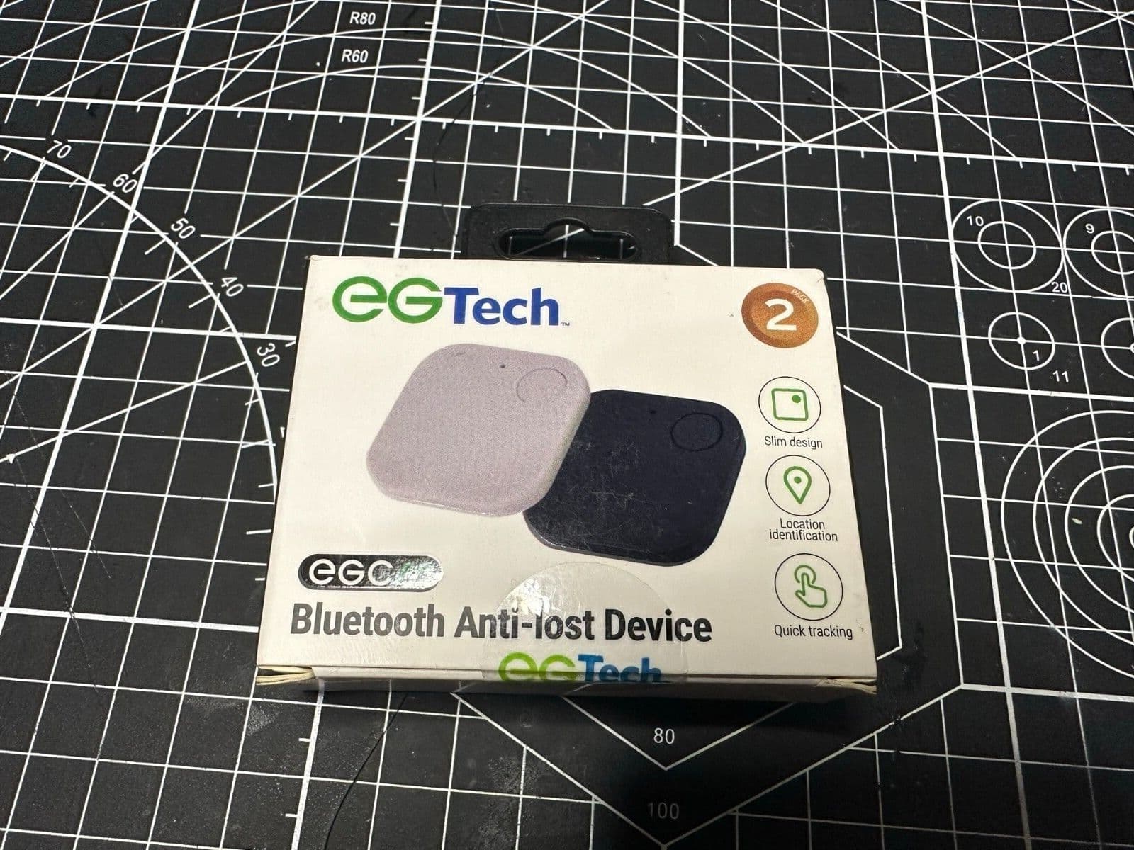 EG Tech Bluetooth Anti-loss Device New in Box! White and Black - Thumbnail 2