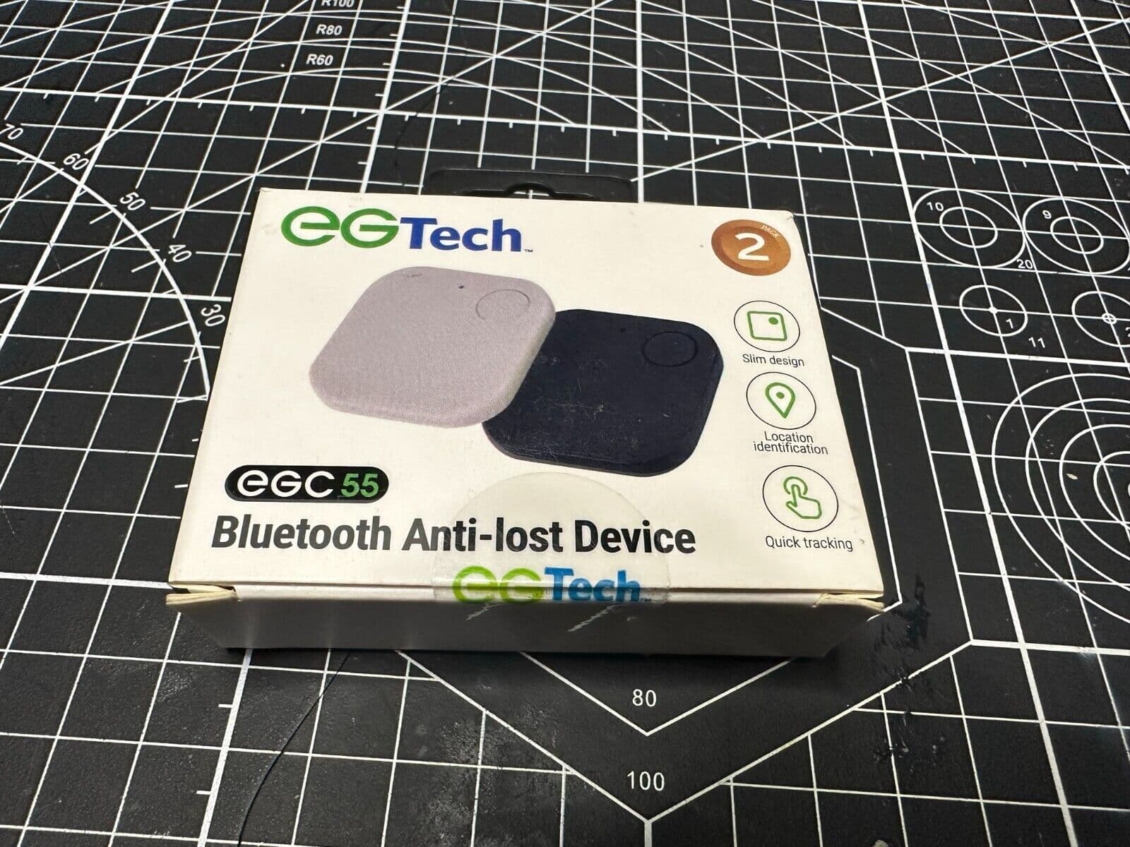 EG Tech Bluetooth Anti-loss Device New in Box! White and Black - Image 1